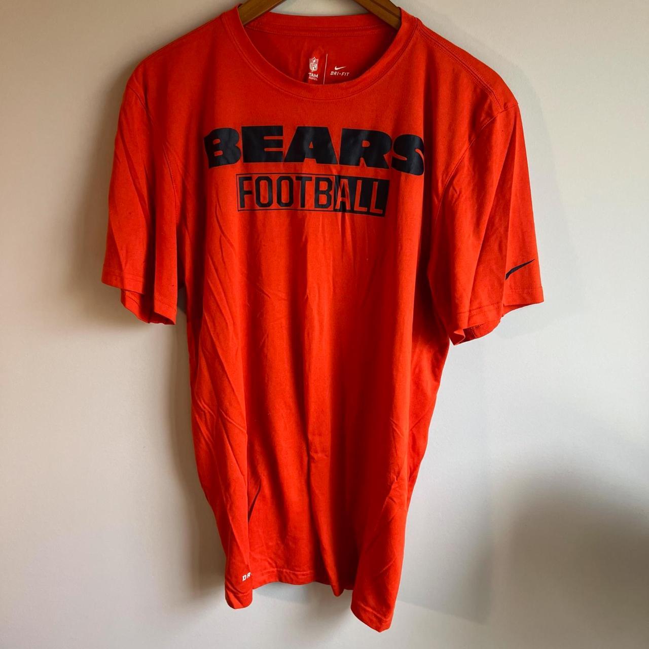 Chicago Bears Nike Apparel Mens Size XL Dri-Fit Polo - Depop