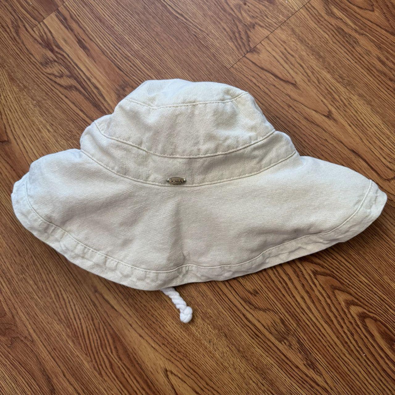 Scala Women's Hat - Cream/White – Scala Collezion… - image 2