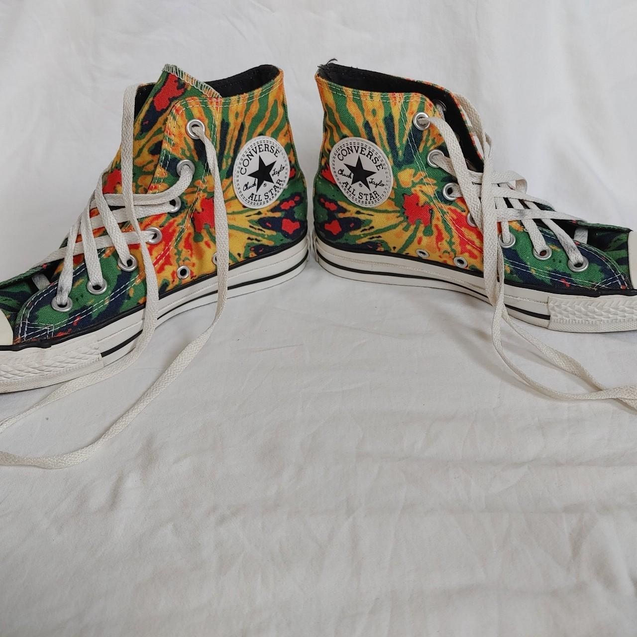 Rasta converse 2024 high tops