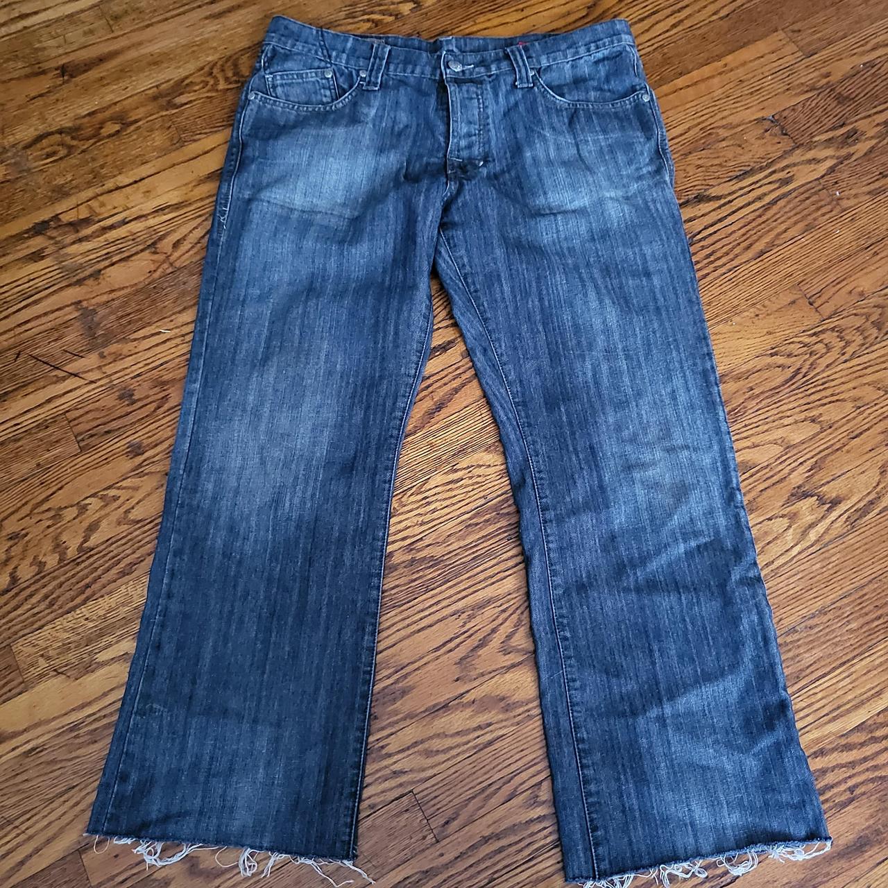 Rock and Republic Men's Blue Jeans | Depop