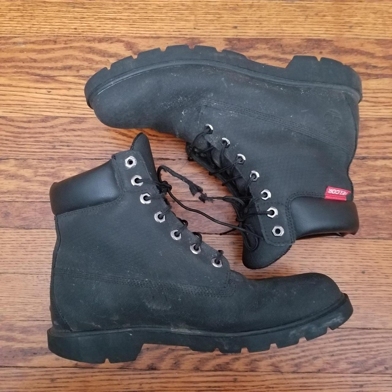 Black timberlands mens outlet size 10