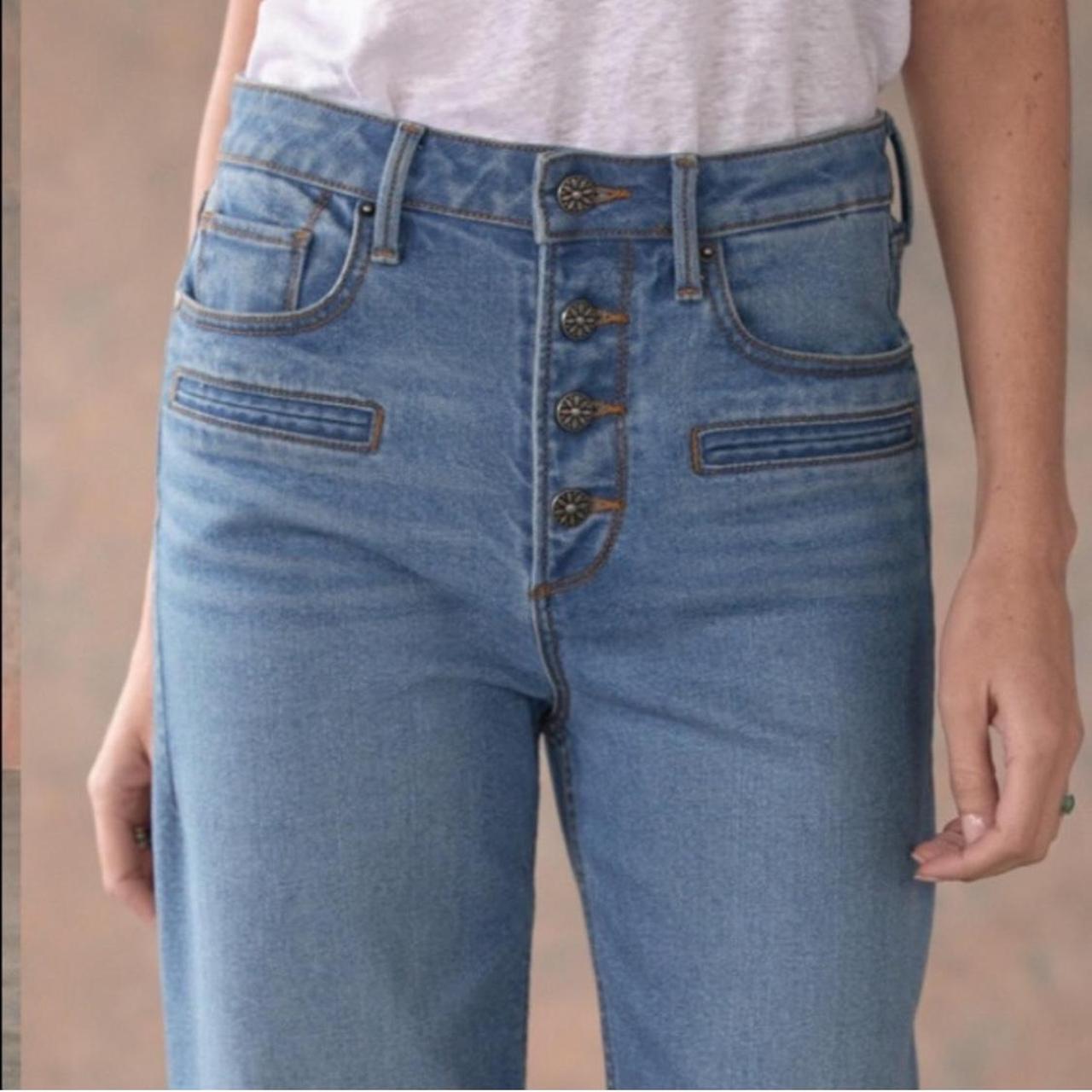 Driftwood Charlie cropped wide leg jeans. Size... Depop