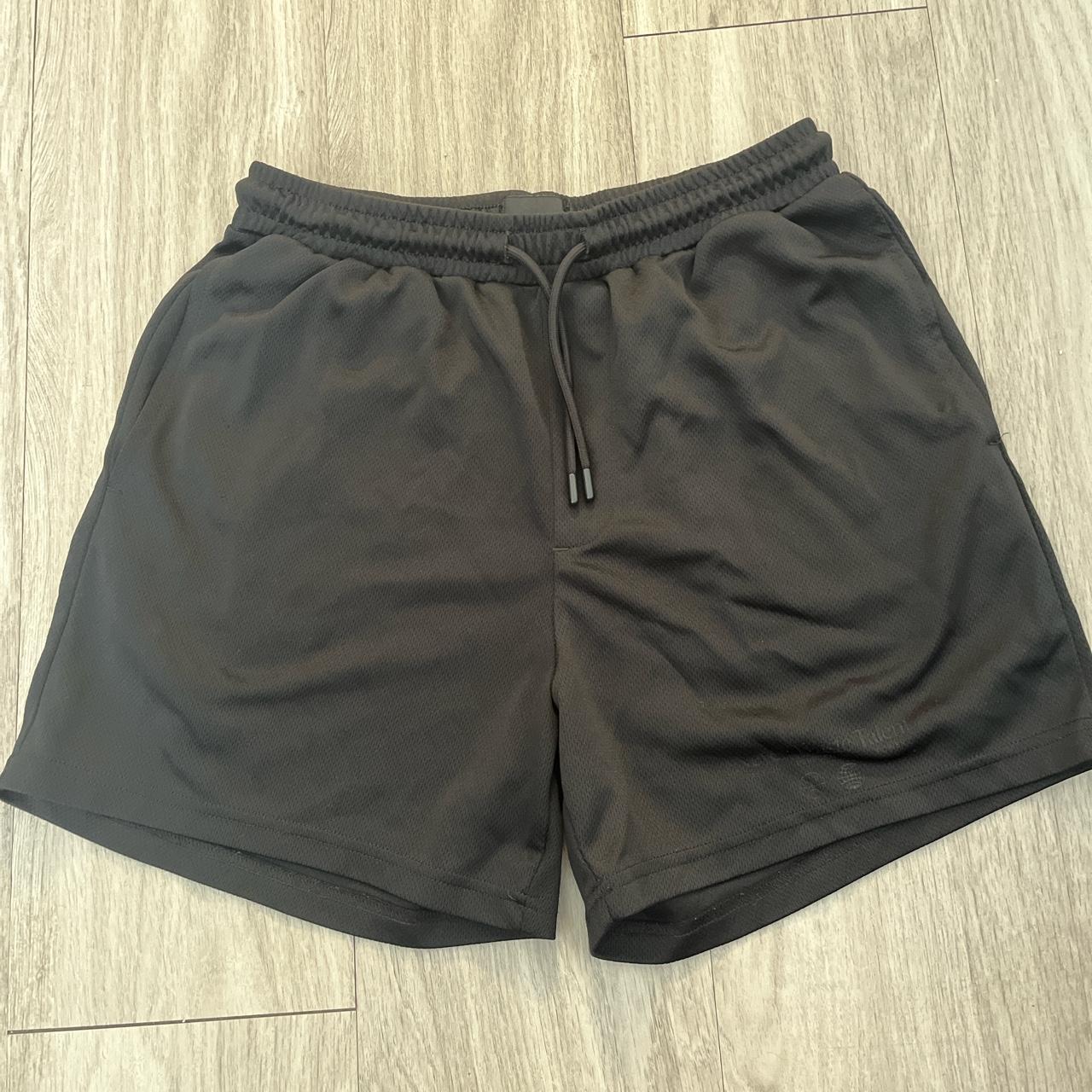 Black gym shorts 5” inseam Size S fits like M - Depop