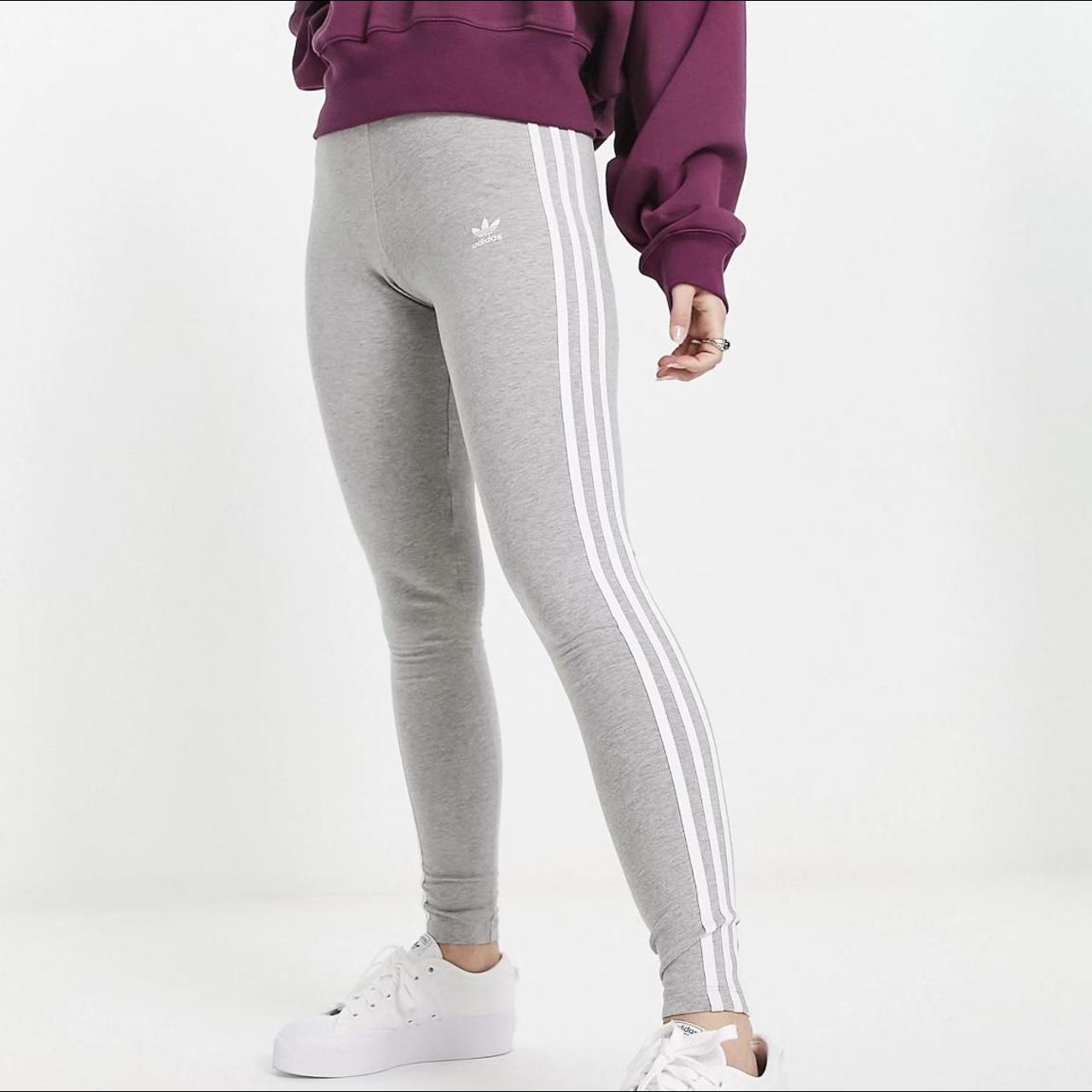 Ladies grey 2024 adidas leggings