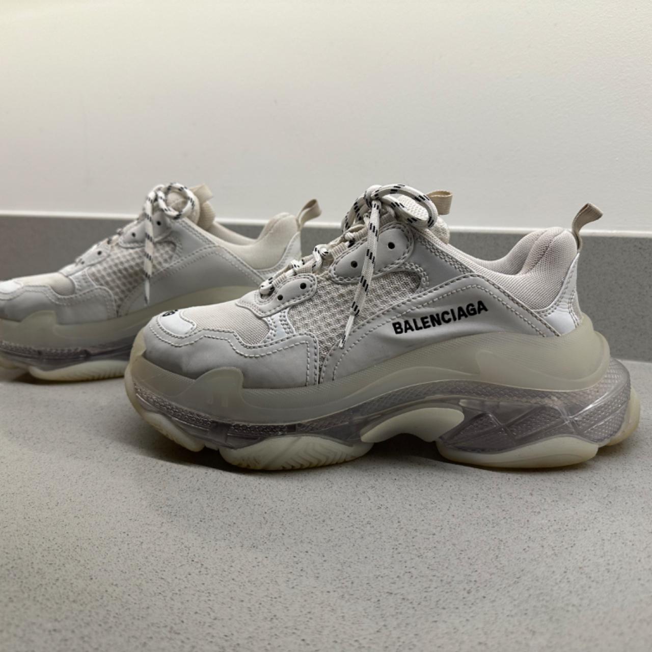 Balenciaga triple s white. Size 6 39. Original