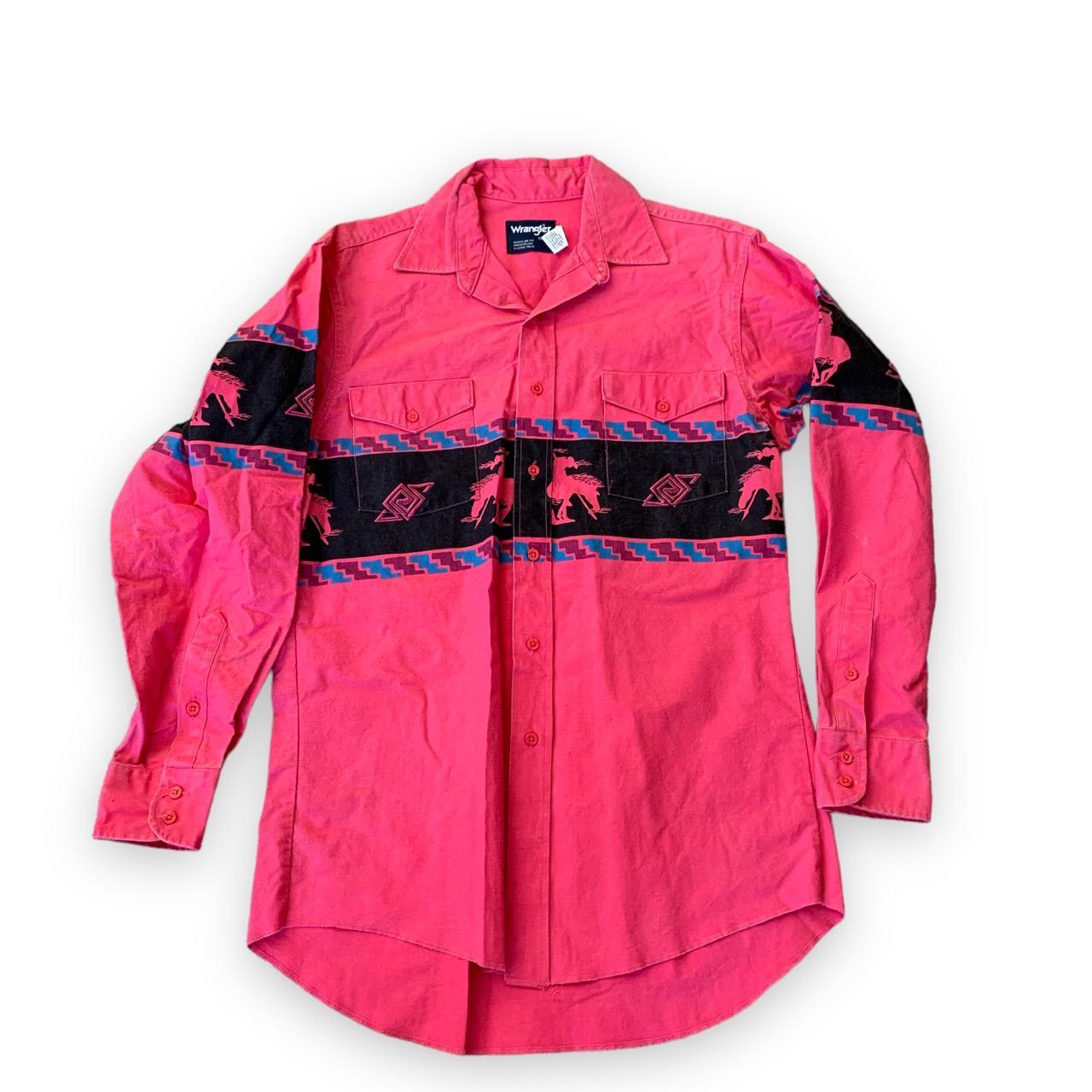 pink wrangler shirt