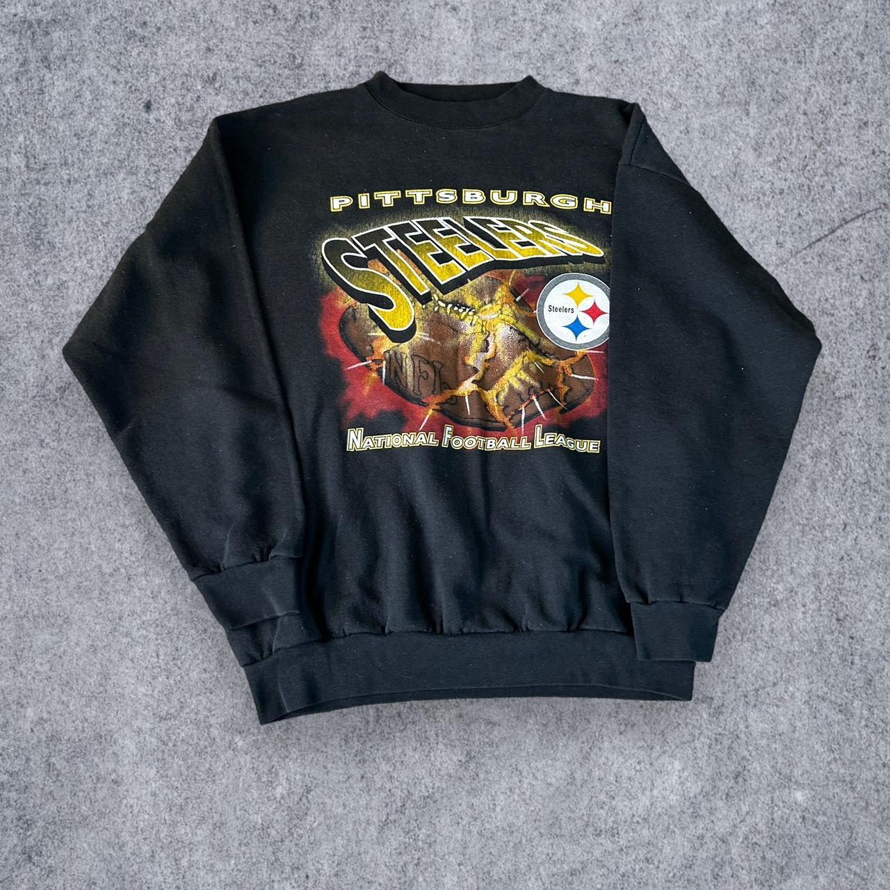 retro steelers crewneck