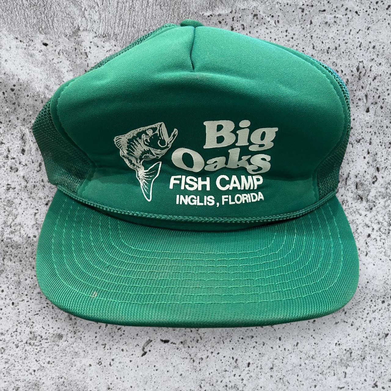 Vintage Green Fishing Hat One Size Fits - Depop