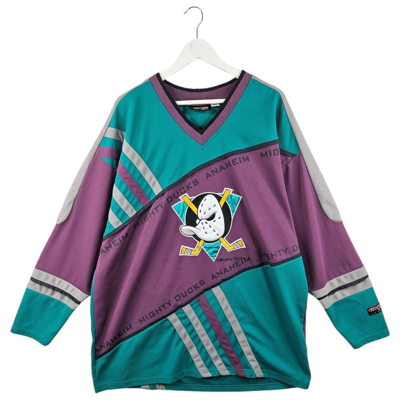 NHL Mighty Ducks Annaheim Ice Hockey Jersey Size. Depop