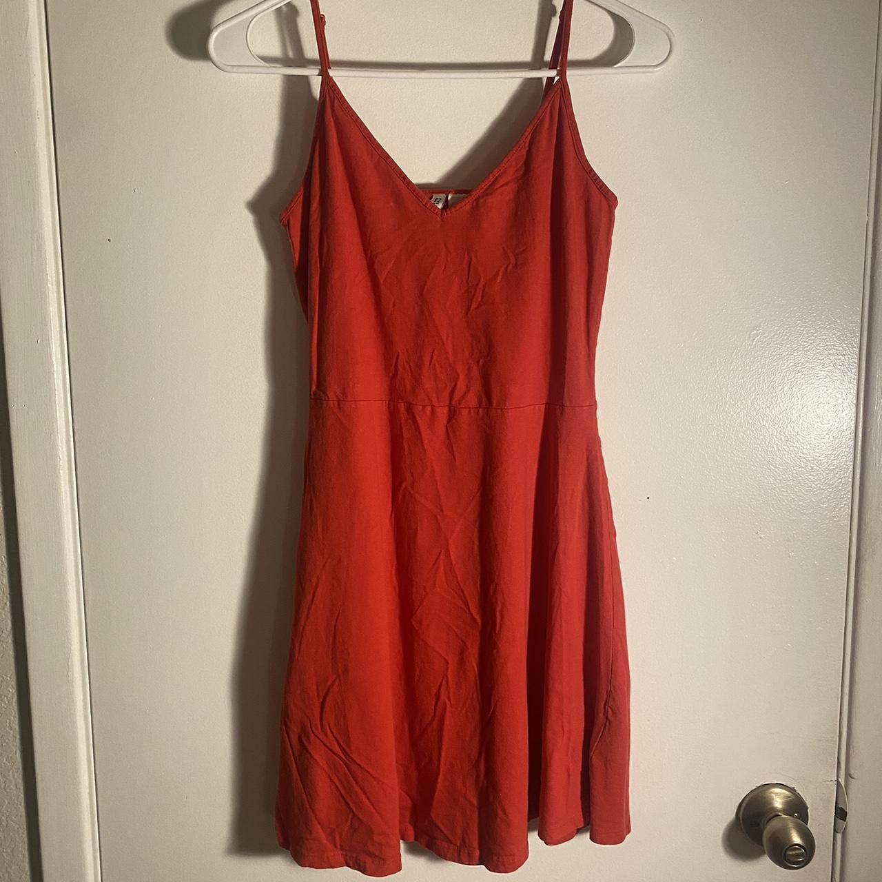 medium cherry red mini dress! • worn only twice but... - Depop