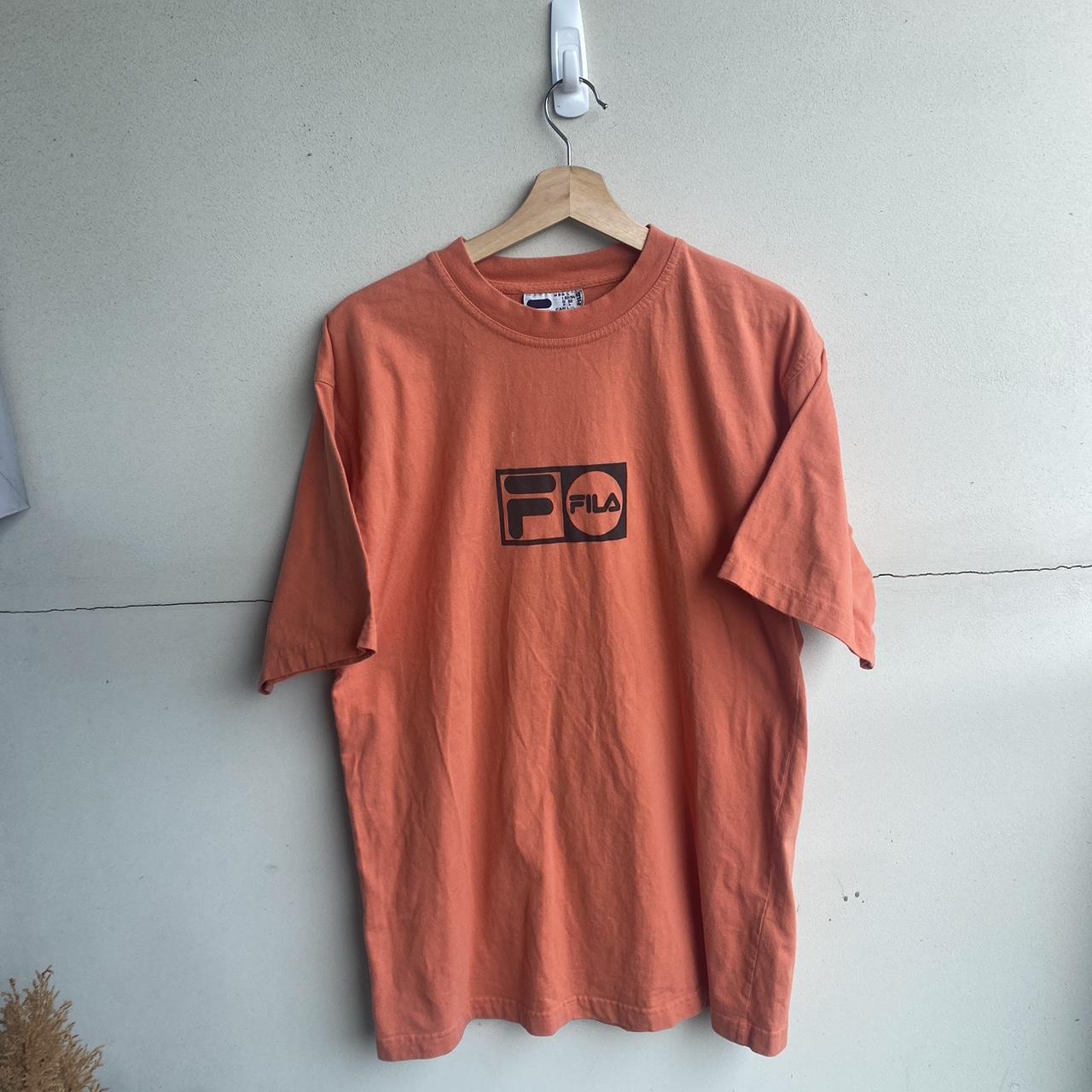 Fila t clearance shirt orange