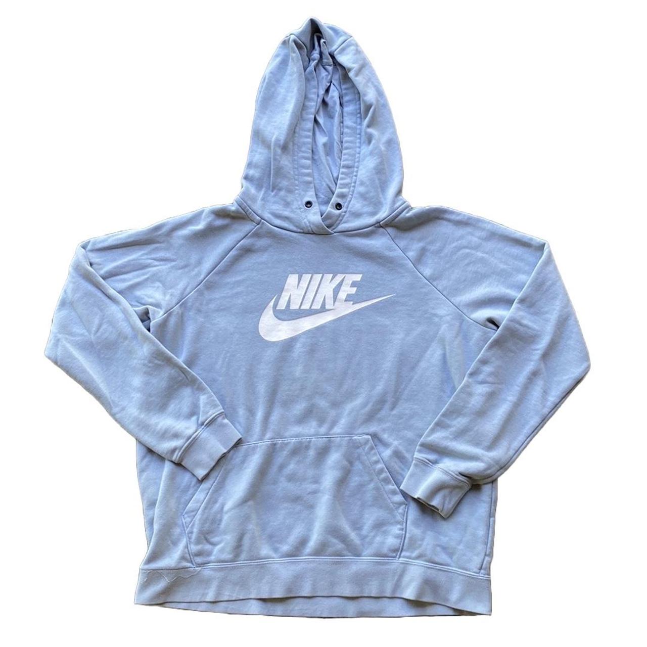 Light blue 2024 nike sweater