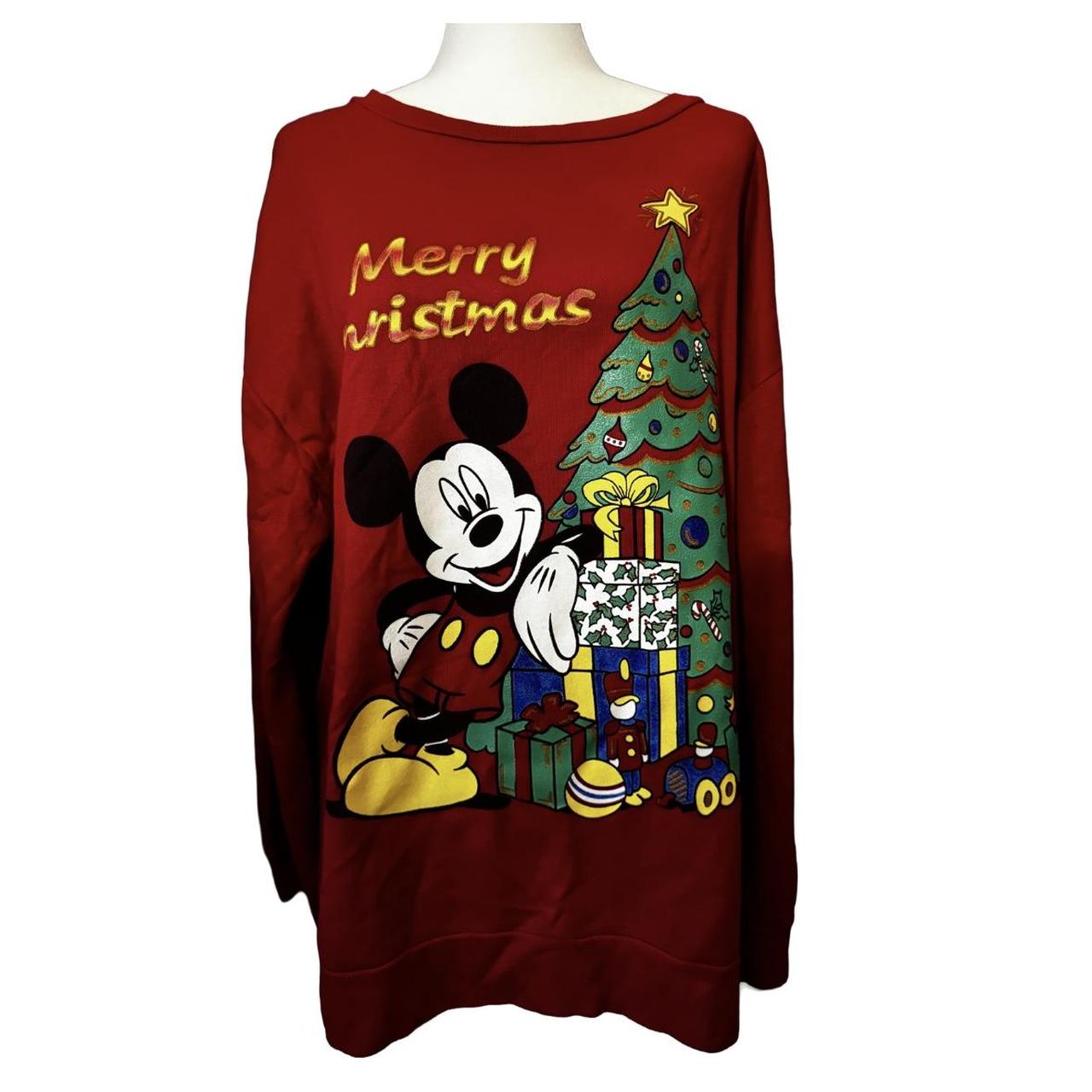 Mickey mouse discount christmas jumper womens