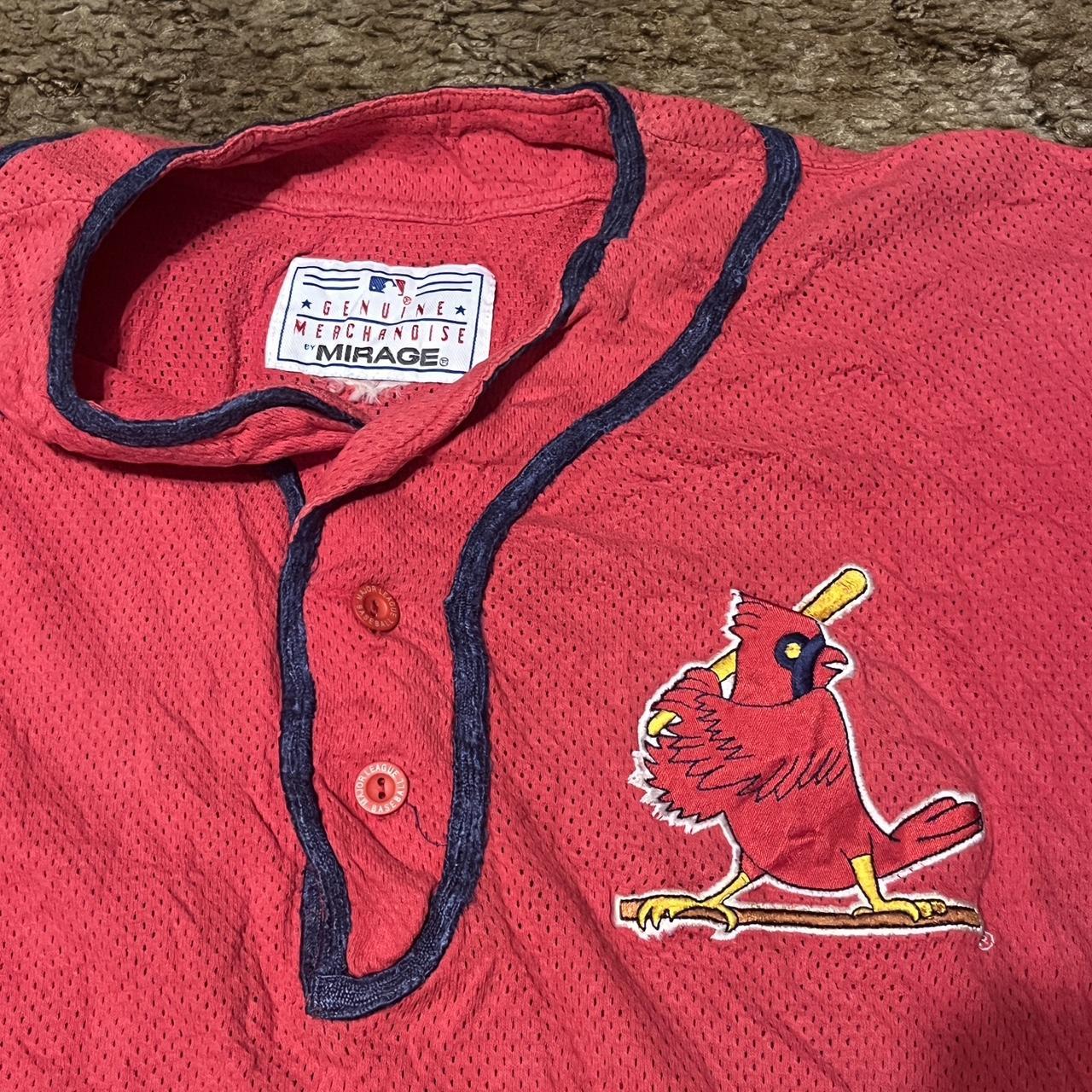 Majestic St. Louis Cardinals Jersey Size Small Red - Depop