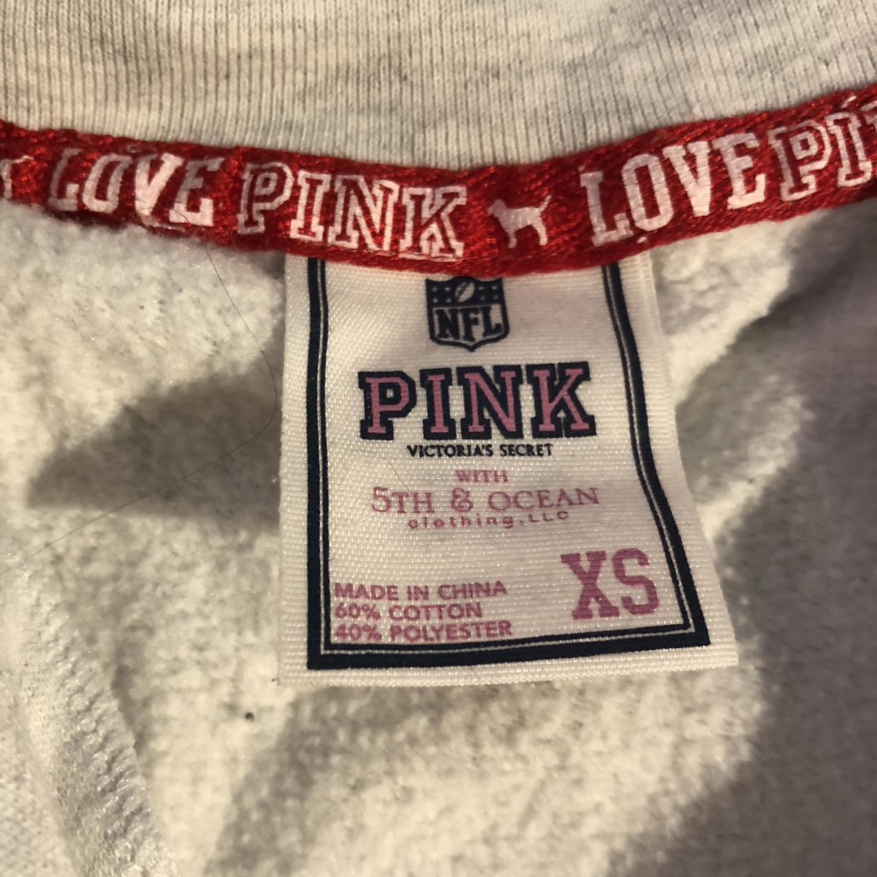 PINK Victoria's Secret, Tops, Nfl Victorias Secret Pink With 5th Ocean  New England Patriots Jersey