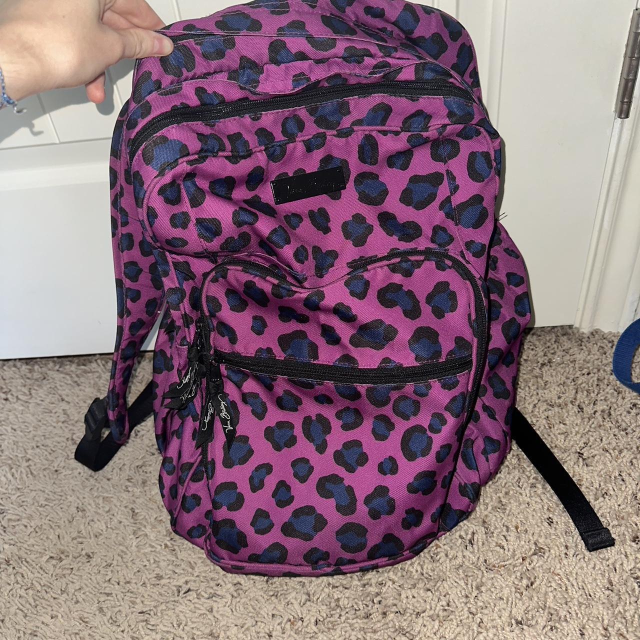 Vera bradley leopard outlet print backpack