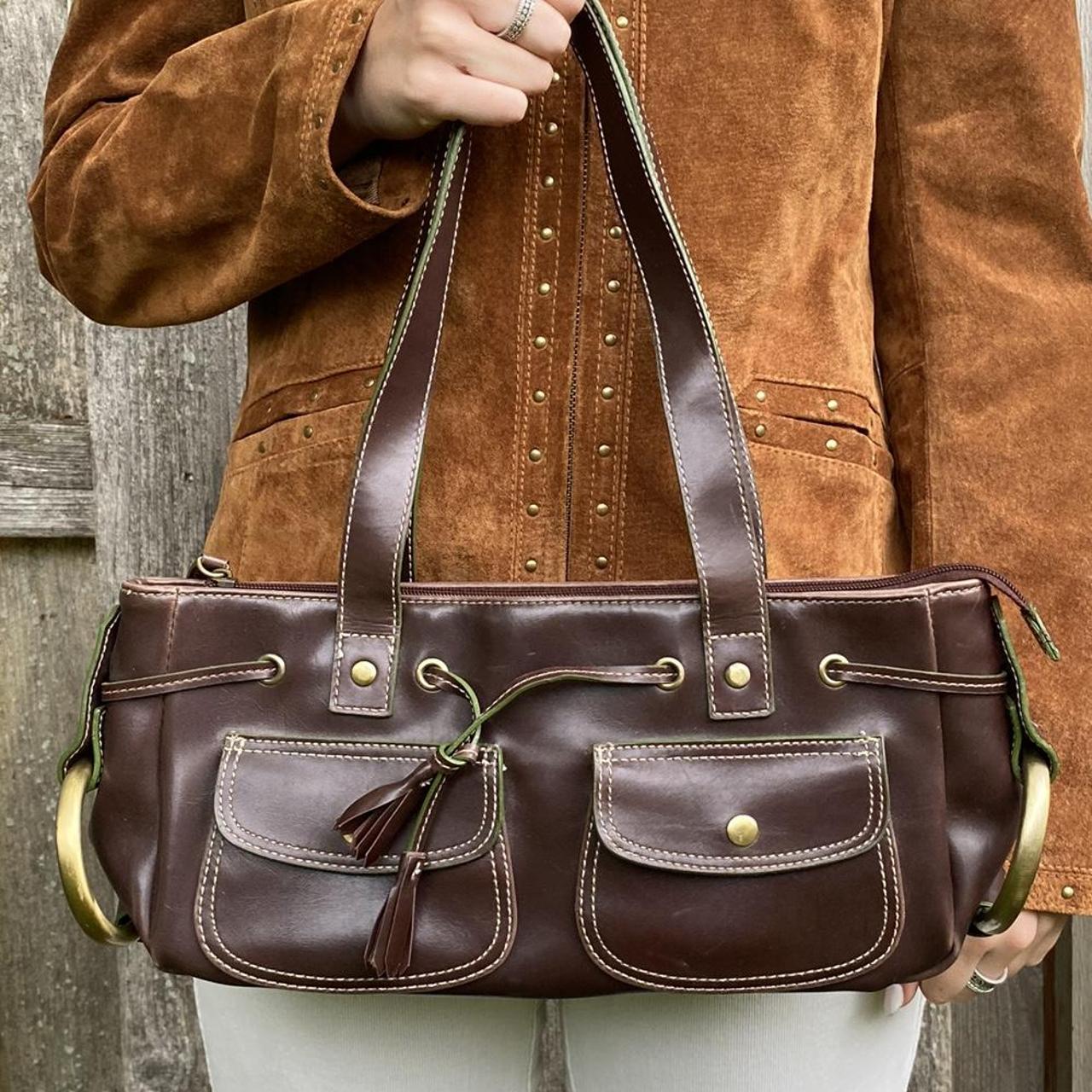 Leather purse 🍒 - Depop