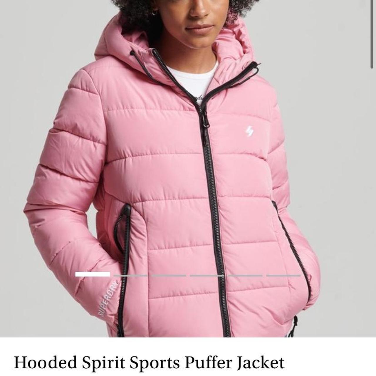 Superdry pink puffer jacket online