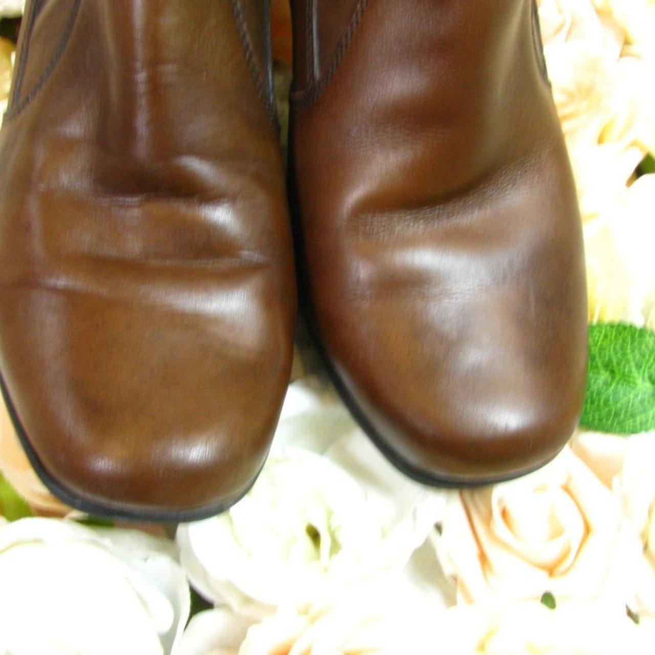 clarks brown leather ankle boots