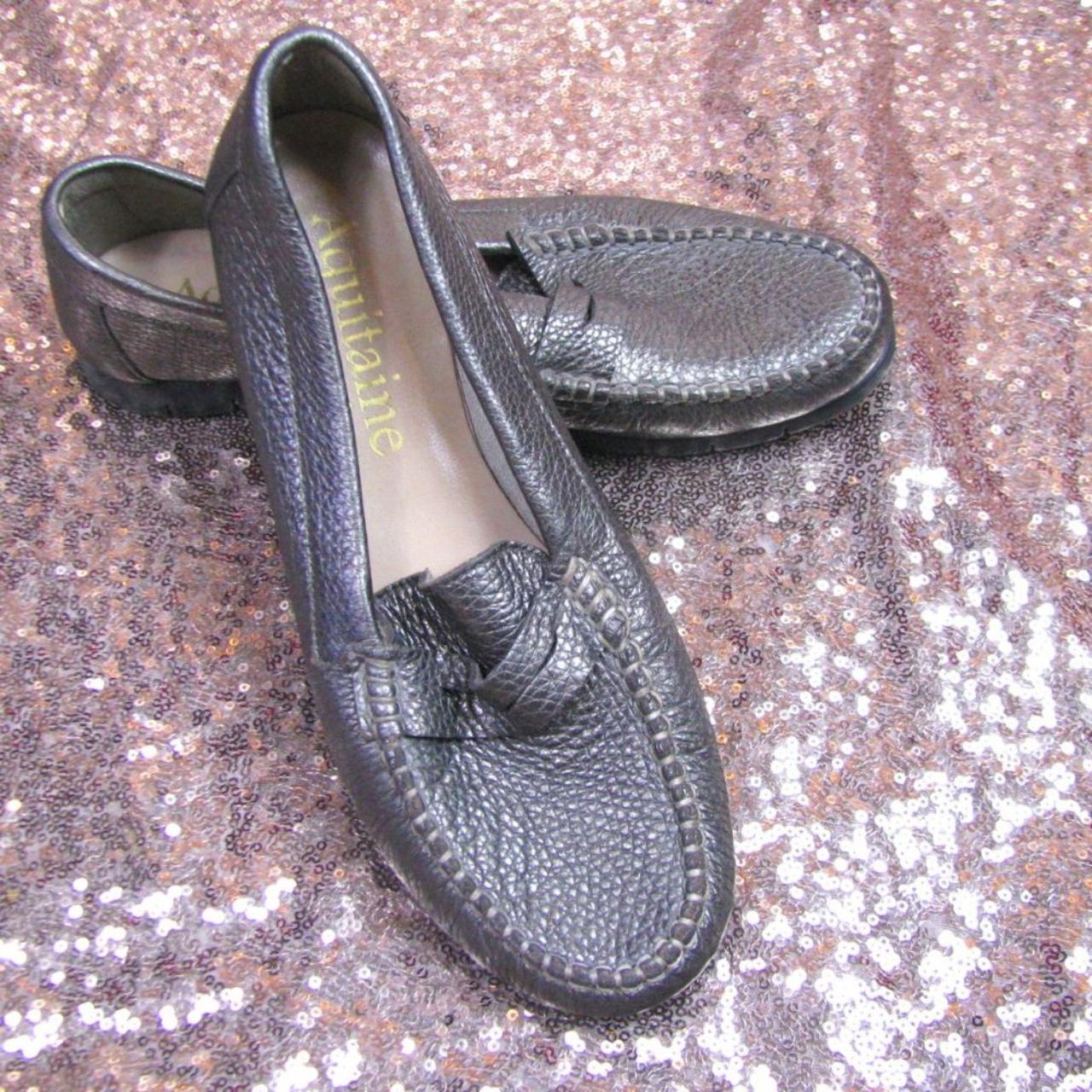 Women's Silver Loafers Depop