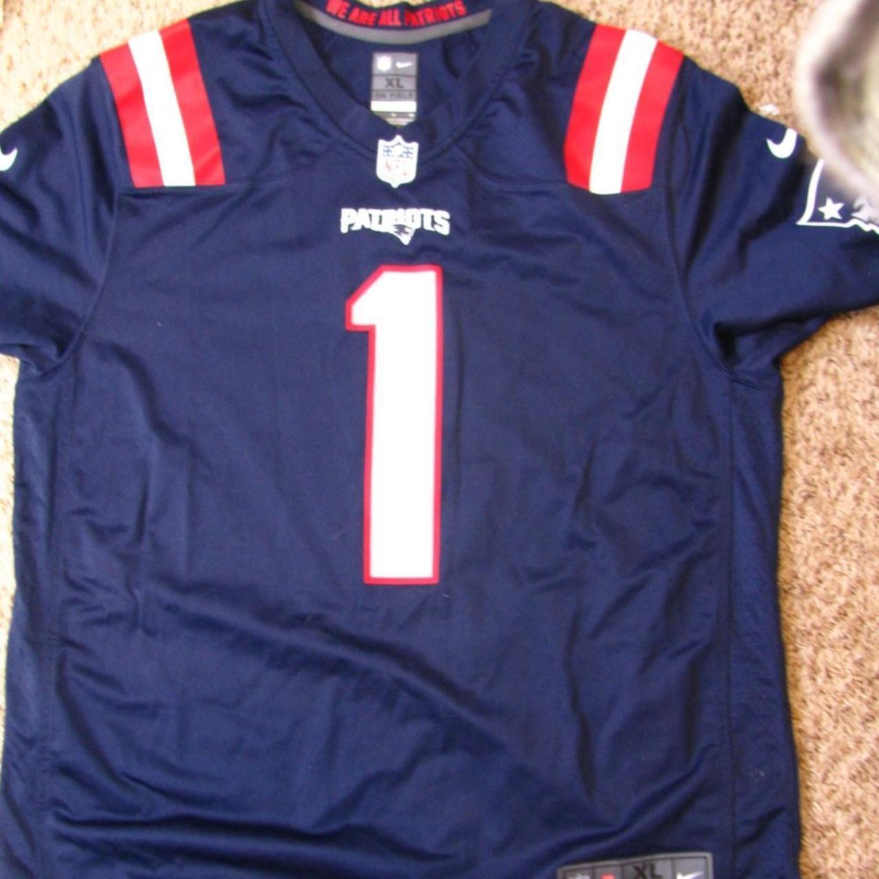 Cam newton outlet red jersey