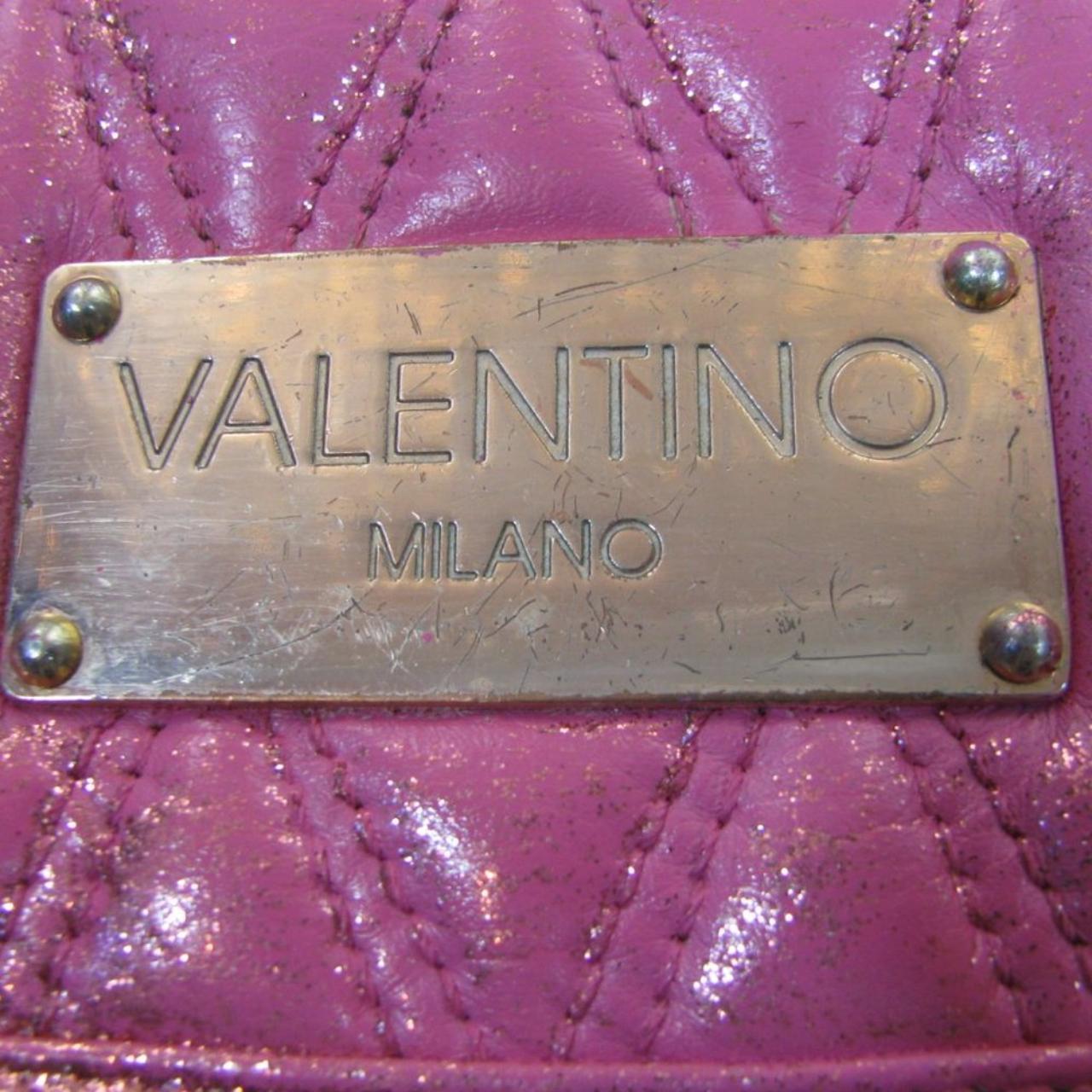 Valentino Pink glitter crossbody purse Barbie pink... Depop