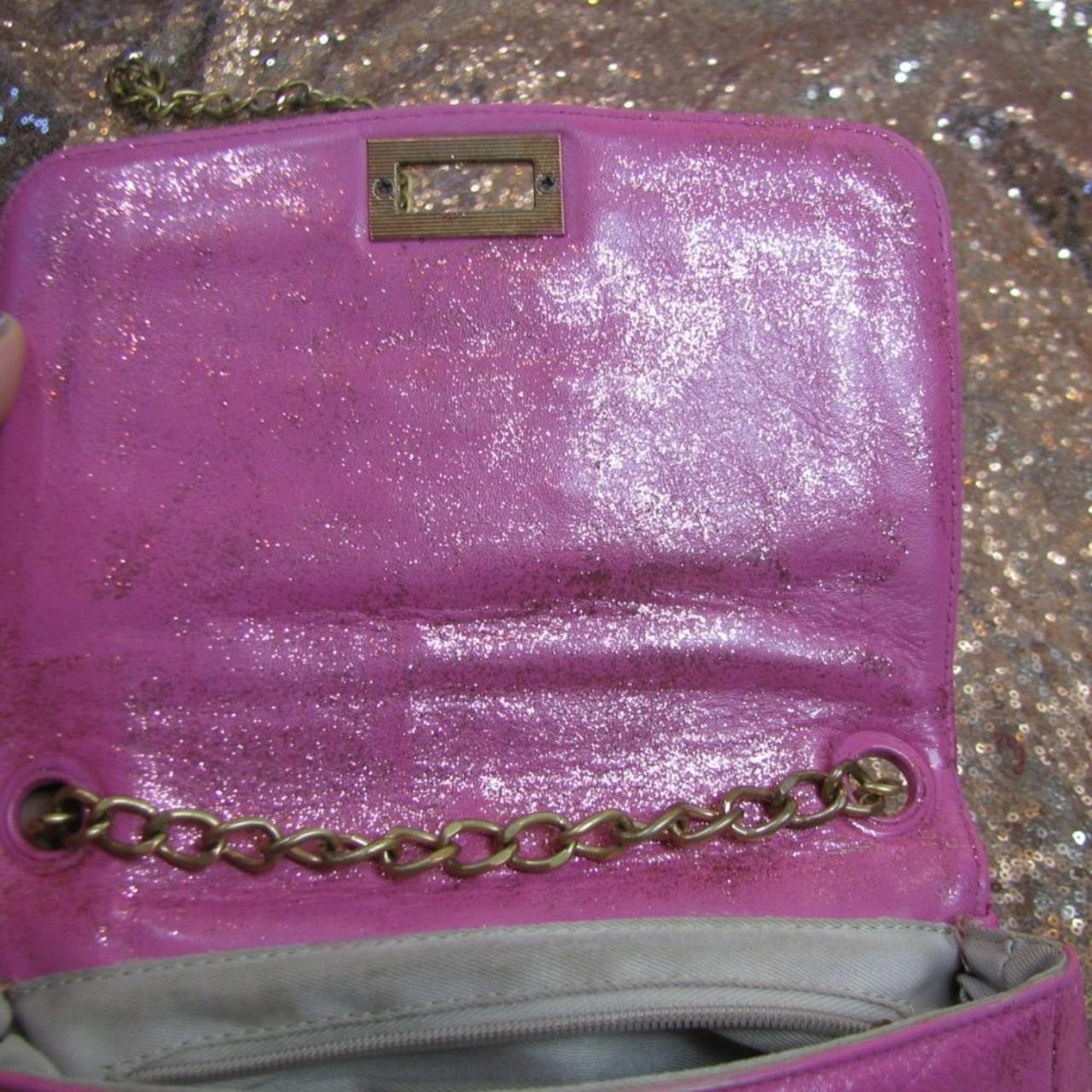 Valentino Pink glitter crossbody purse Barbie pink... Depop