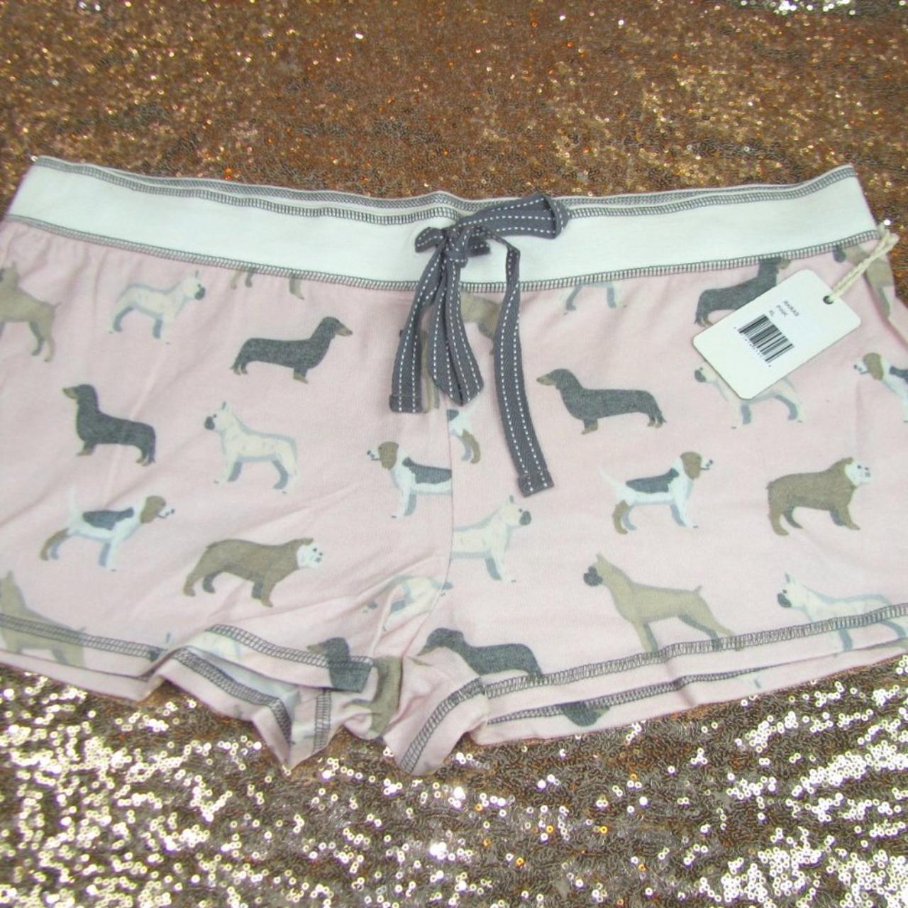 NEW PJ Salvage pink dog print shorts XL Pj Depop