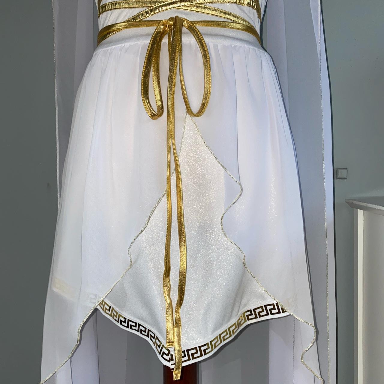 White and outlet gold fancy dress