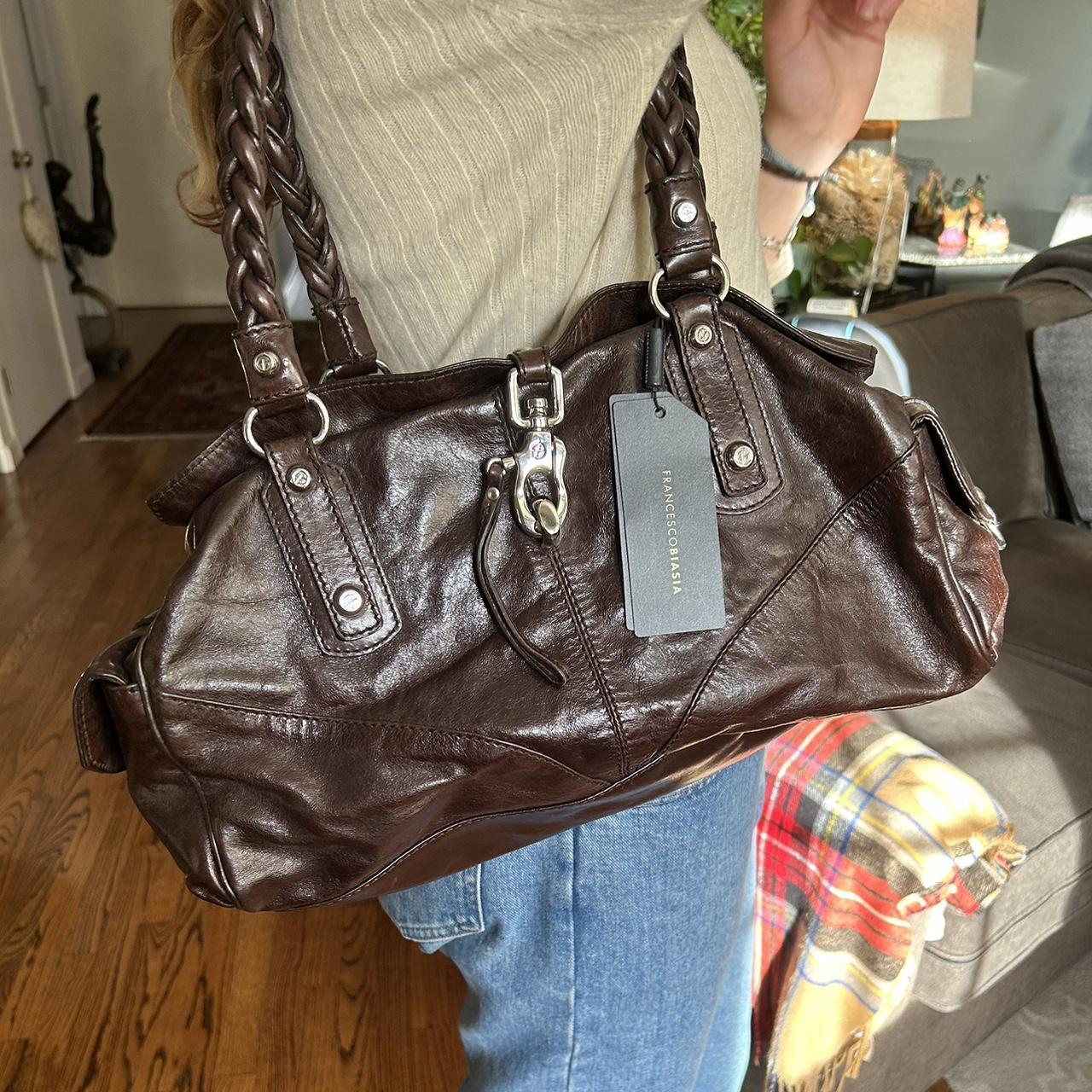 Francesco Biasia Brown Leather Purse offers