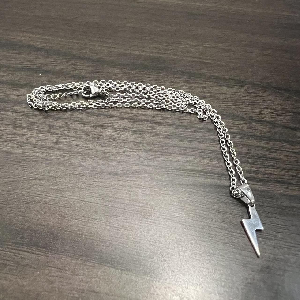 lightning bolt chain ⚡️⛓️💿 *one size, 20 inches... Depop