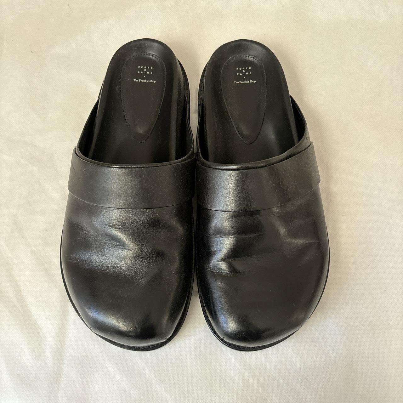 Port & Paire x Frankie Shop leather slipper slip on... - Depop