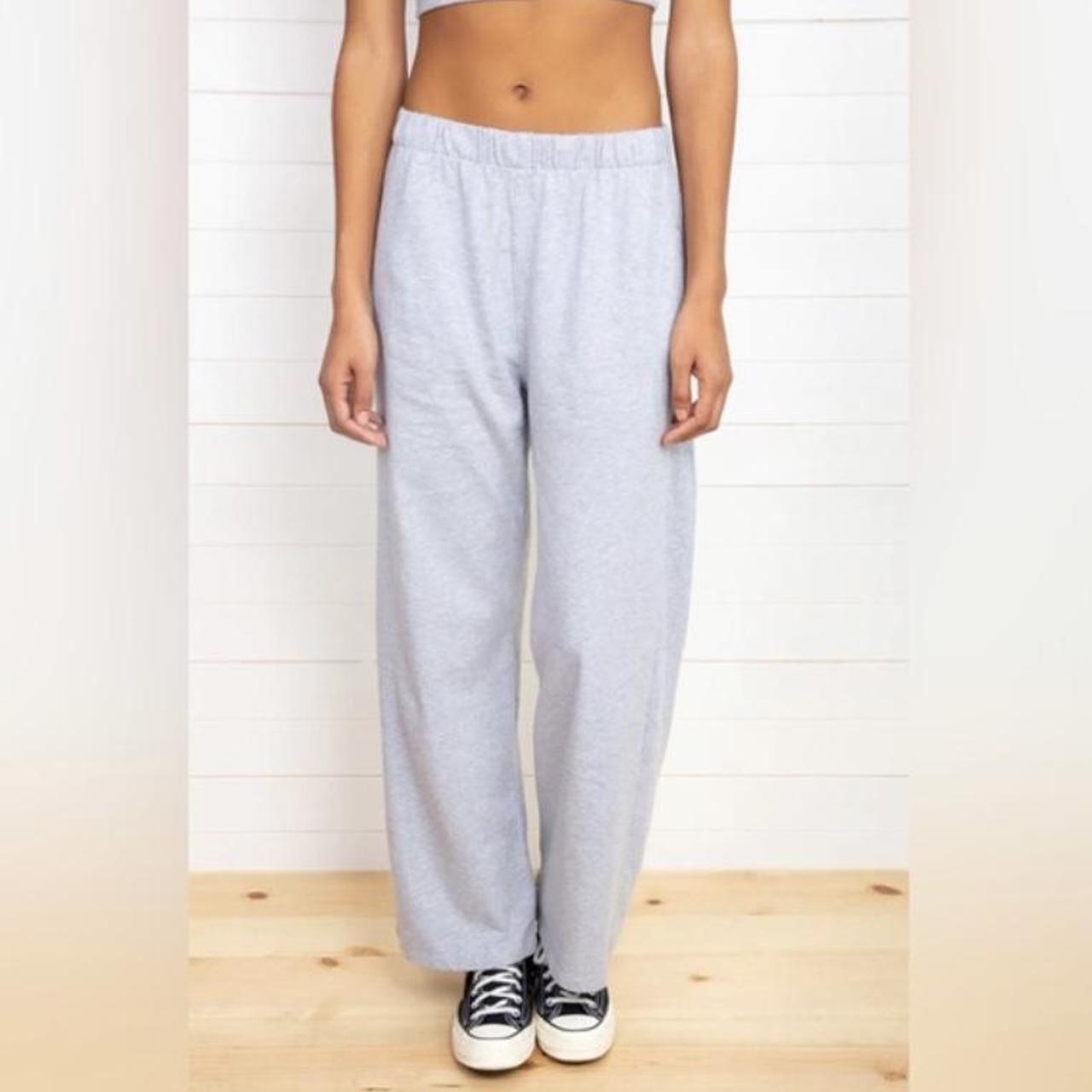 Comfy Grey Brandy Melville Anastasia Sweatpants... Depop