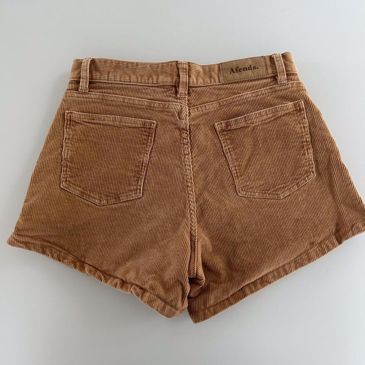 Afends Women's Orange and Tan Shorts
