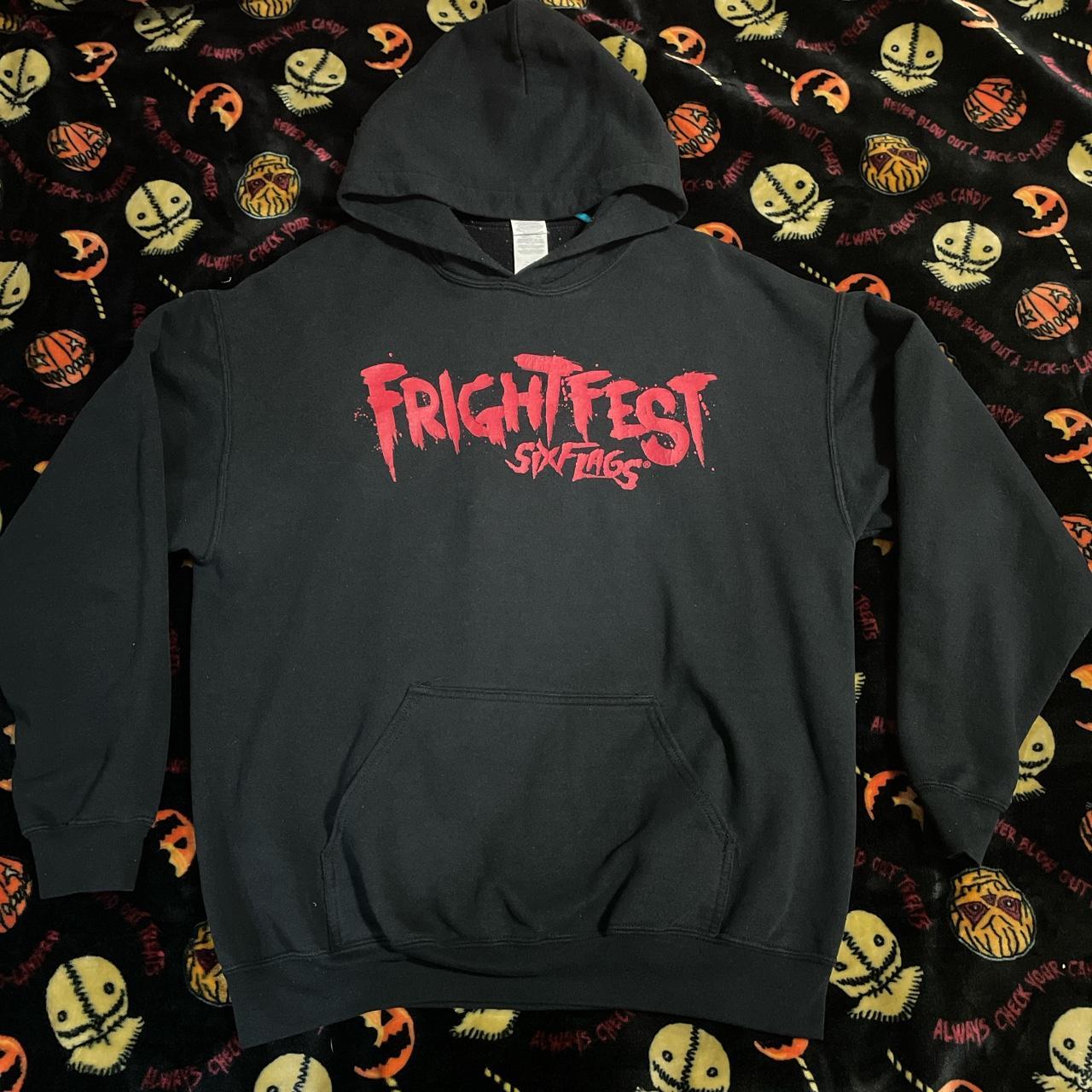 🎢🤡 HOODIE 🤡🎢 Six Flags Great America Fright Fest... Depop