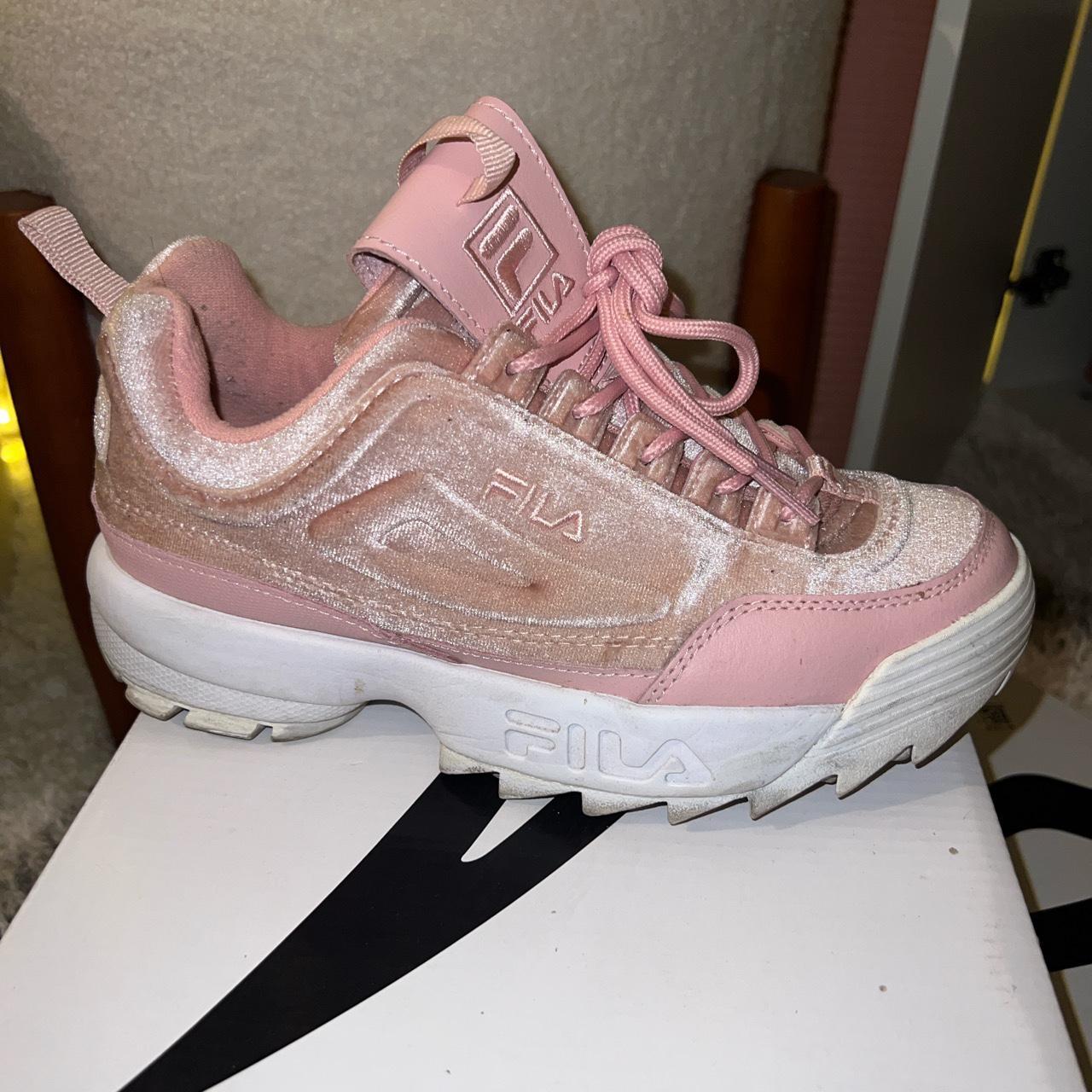 Fila shop pink velvet