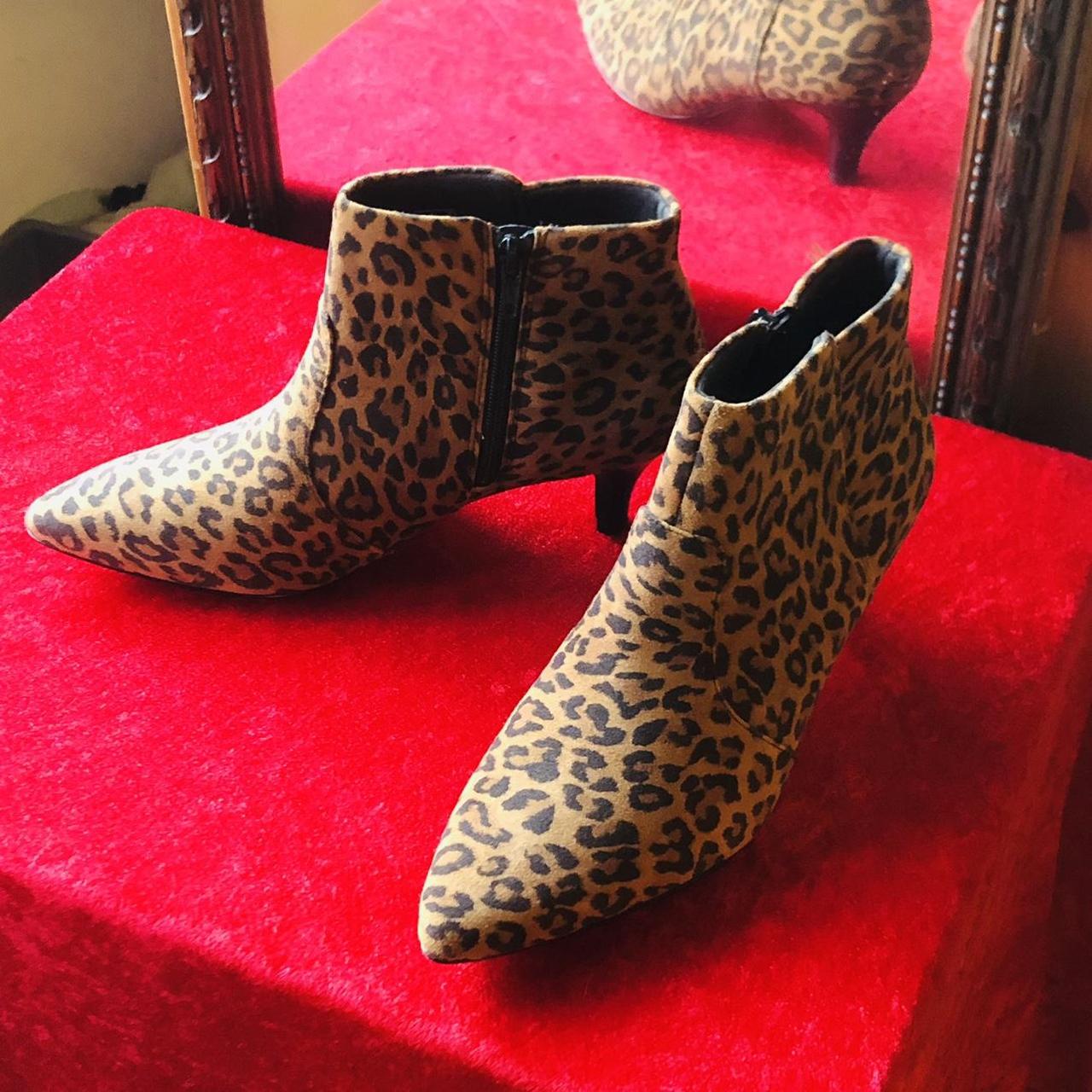 clarks leopard print boots