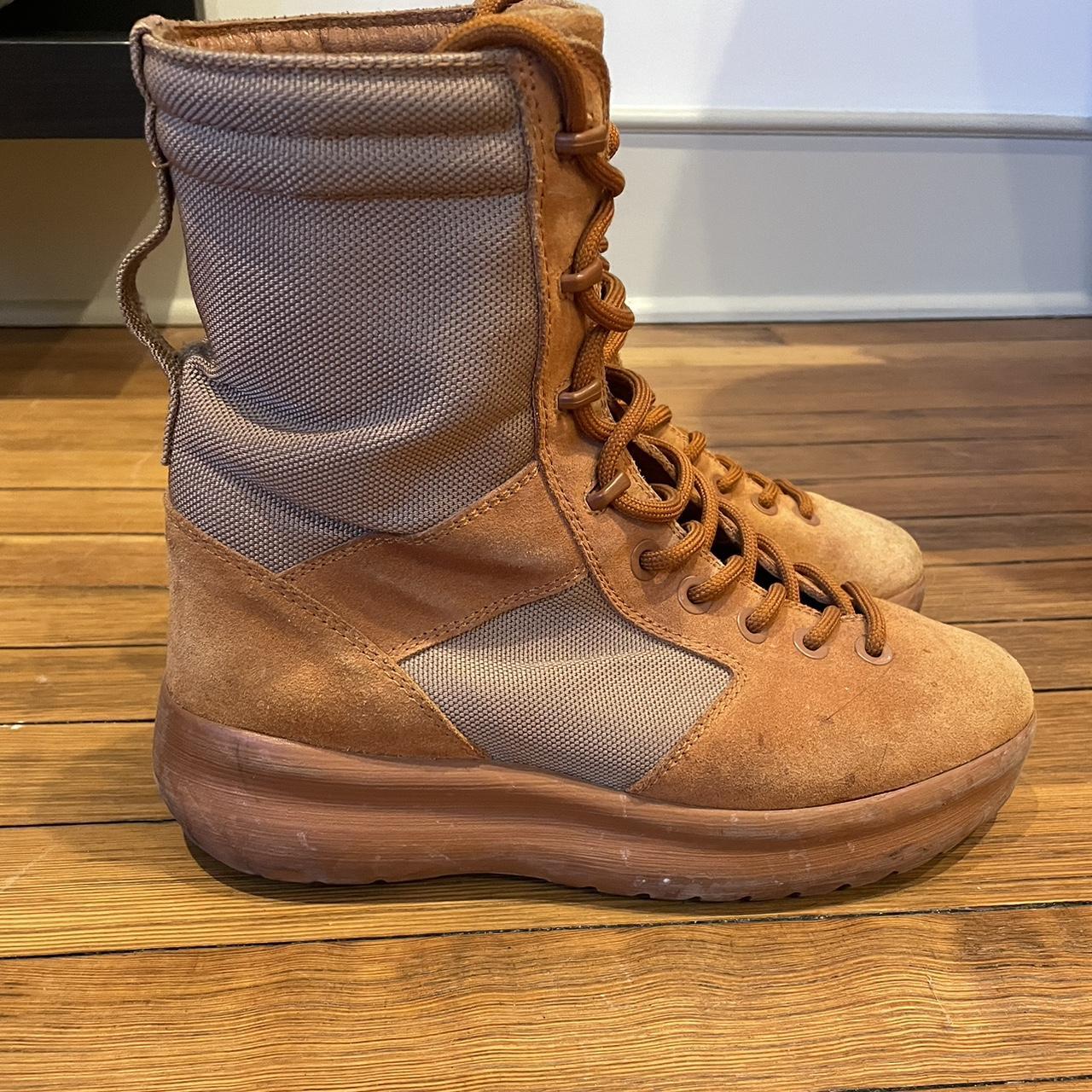 Yeezy season 3 store boots orange