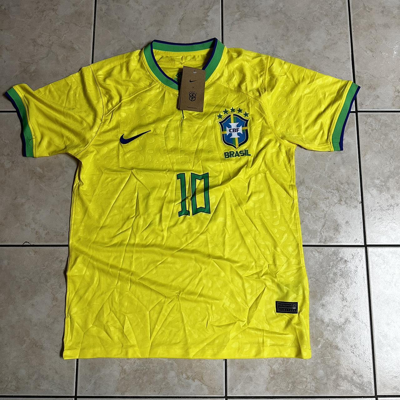 Brand new Brazil world cup 2022 neymar jersey Size... - Depop