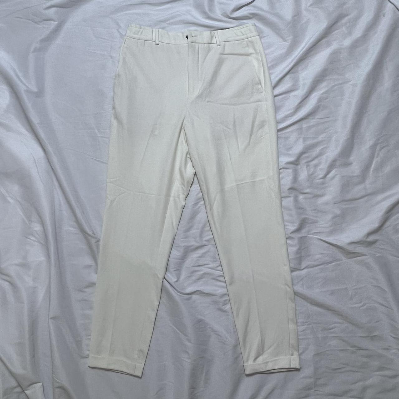 Zara Men's White Trousers Depop