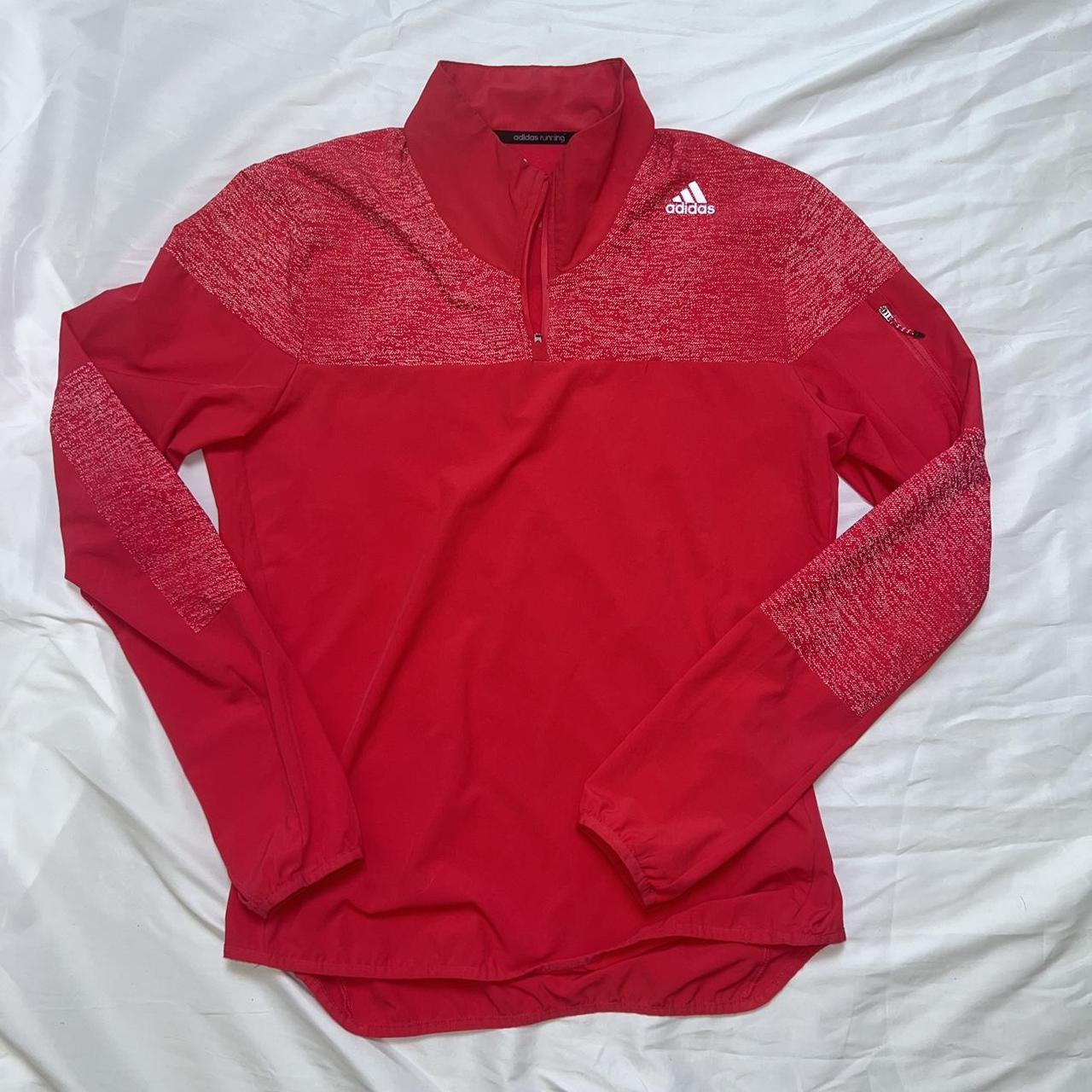 Adidas Men's Red Jacket | Depop