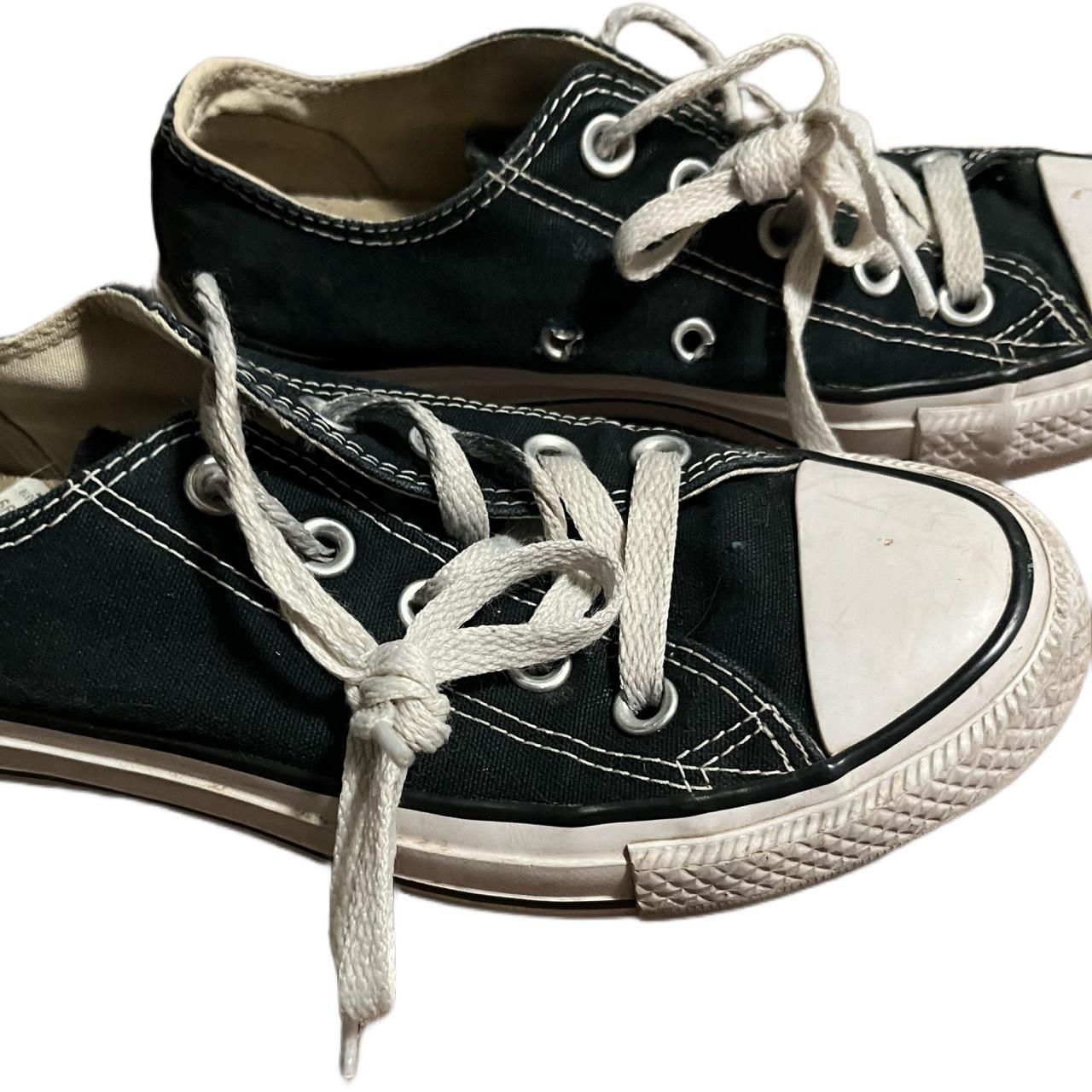 Black converse womens size shop 6