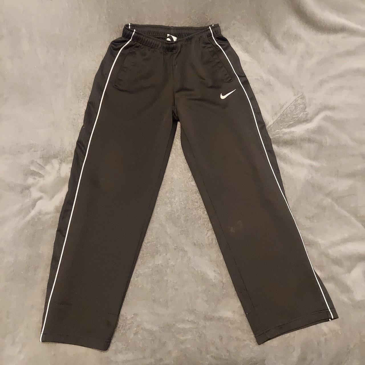 mens black nike tracksuit bottoms