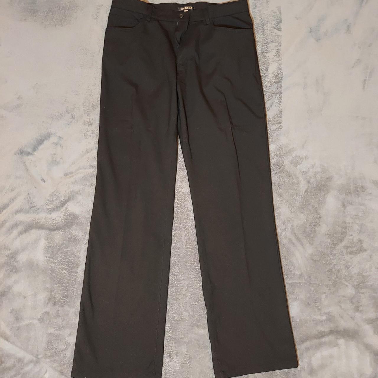 George Black Trousers 34 Waist 33 Length #George... - Depop