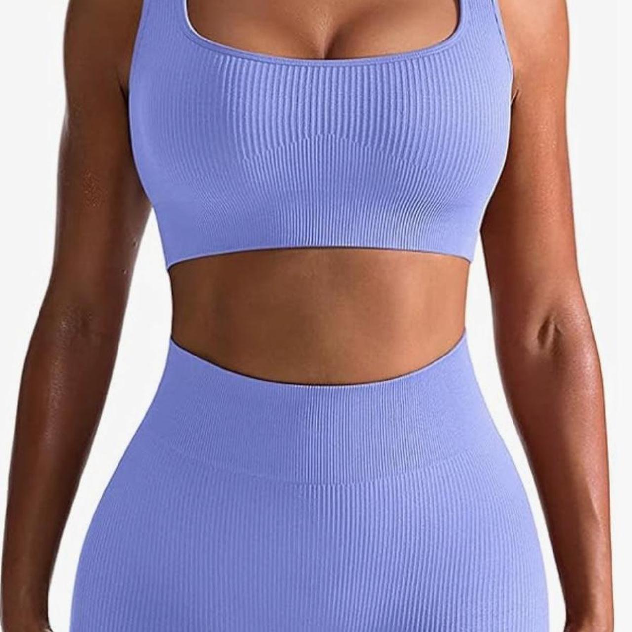 OQQ Workout Outfits for Women 2 Piece Seamless - Depop