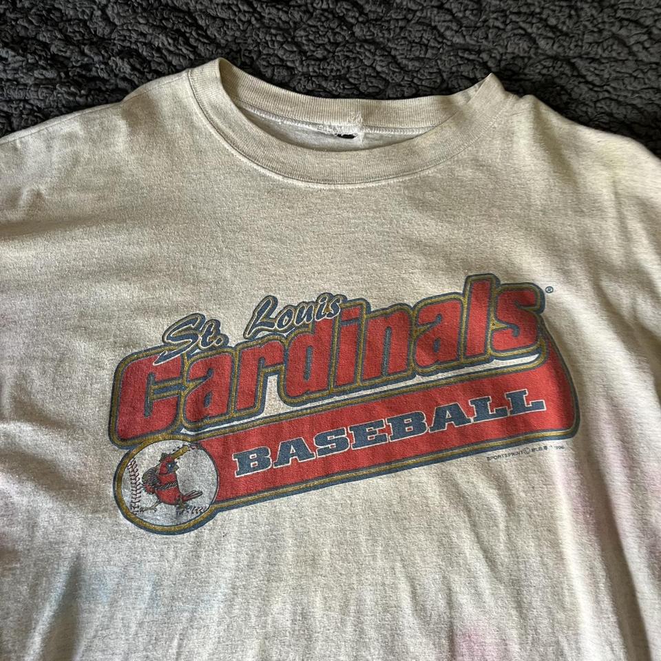 Cardinals Shirt Mens Medium Navy Copyrighted - Depop