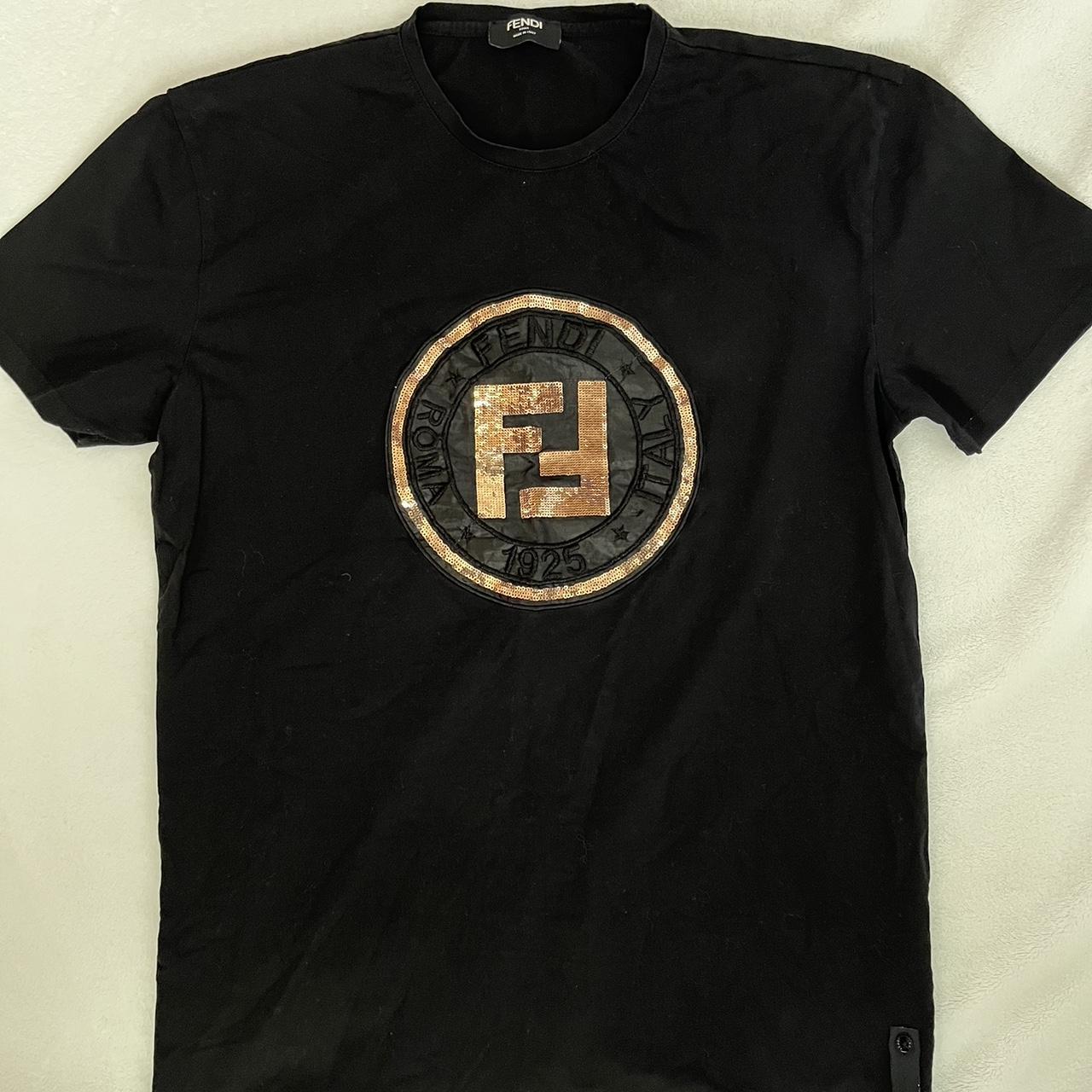 Fendi tee It says XXL but I would say it fits more L - Depop