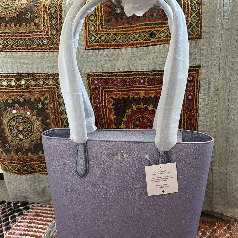 Kate spade purple deals sparkle purse