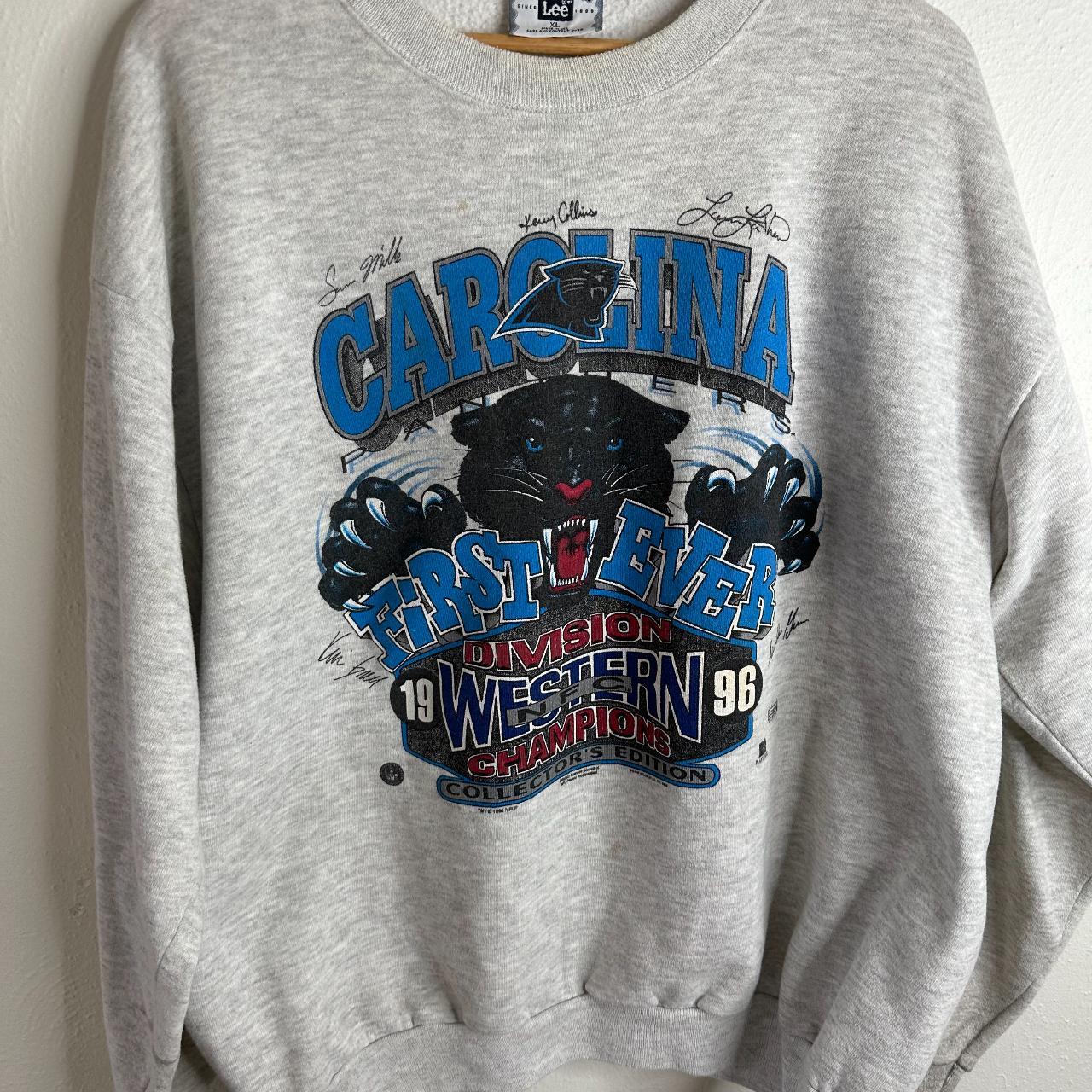 Vintage 1993 Carolina Panthers Crewneck Sweatshirt Team 