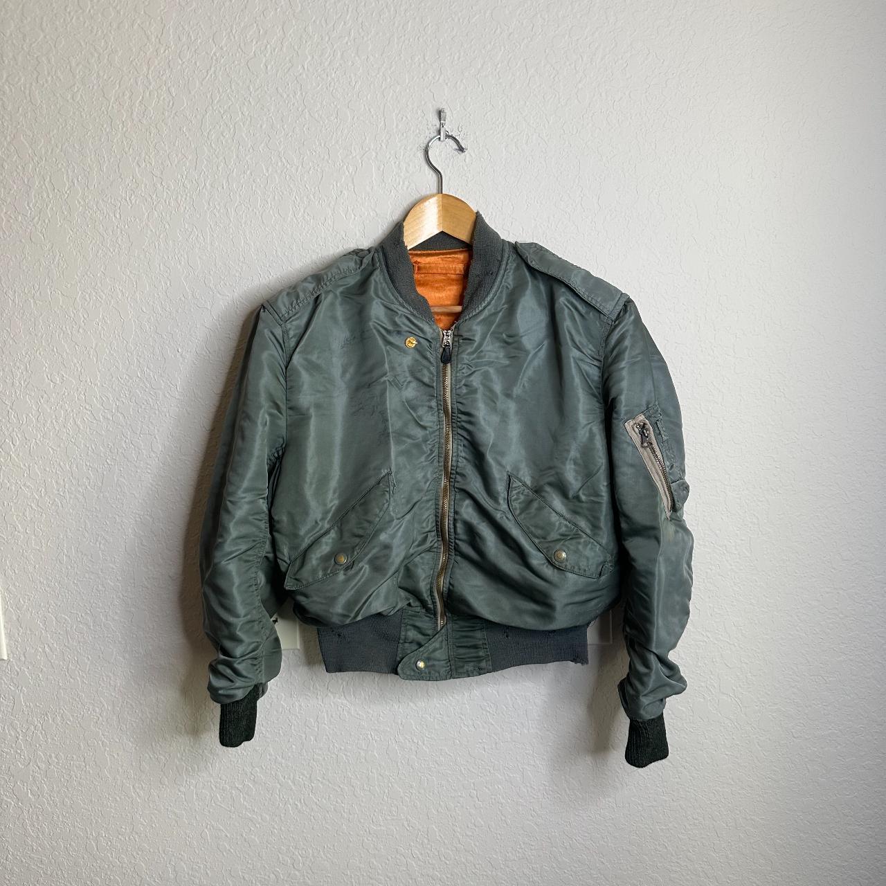 Vintage Vietnam U.S. Air Force MA-1 Jacket 1950s... - Depop